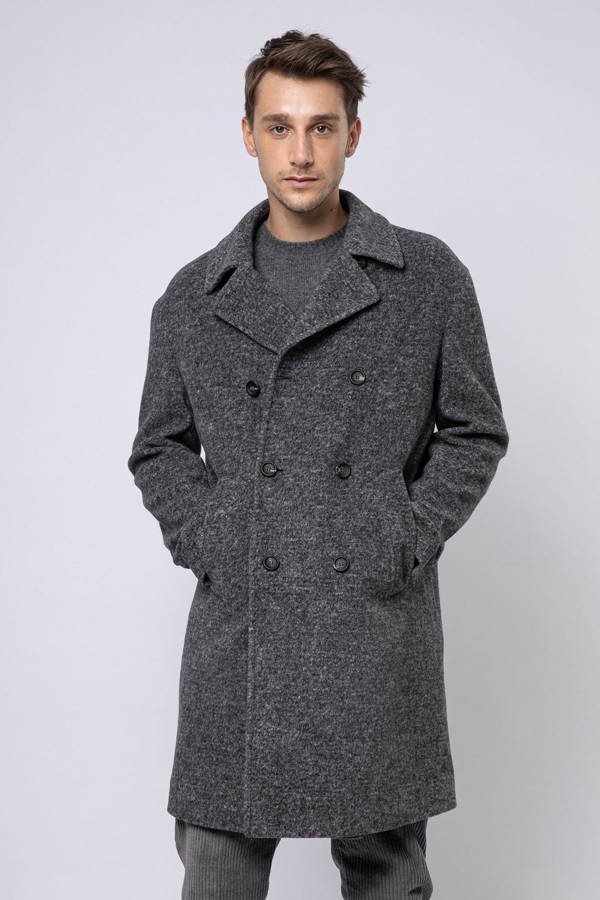 Fradi Shaw Kruvaze Palto-Libas Trendy Fashion Store