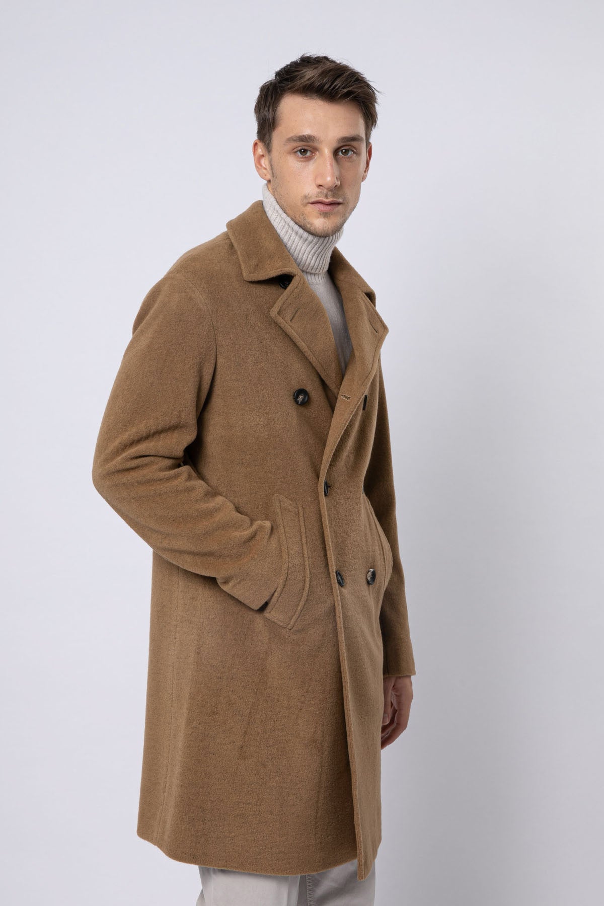 Fradi Shaw Kruvaze Palto-Libas Trendy Fashion Store