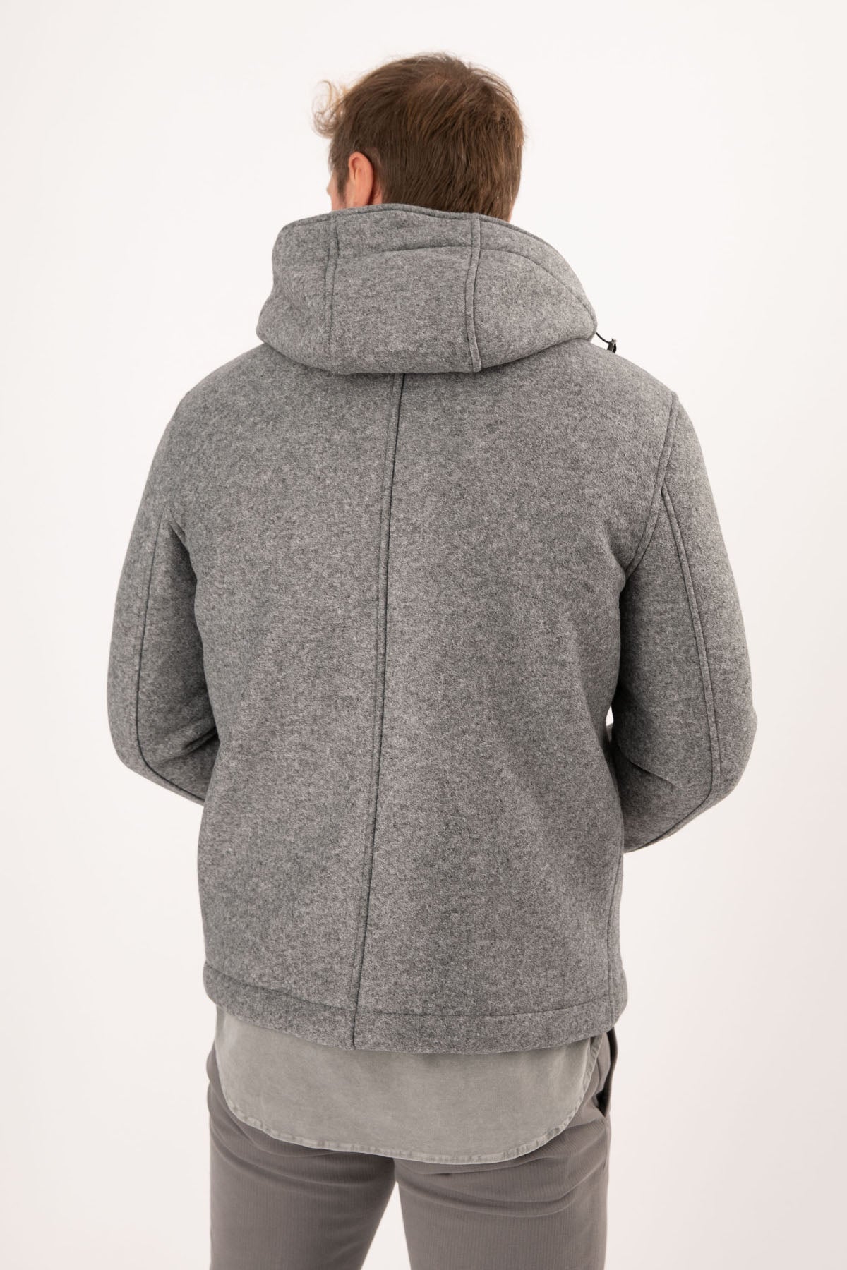 Fradi William Kapüşonlu Yün Kaban-Libas Trendy Fashion Store