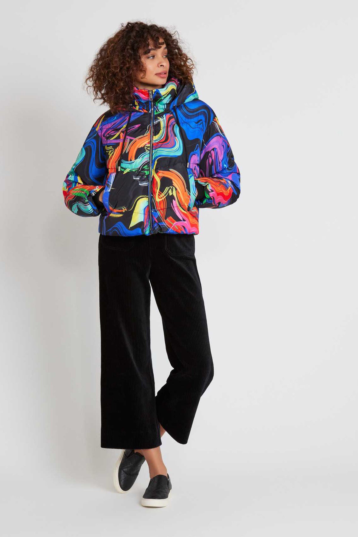 Rene Derhy Kapüşonlu Puffer Mont-Libas Trendy Fashion Store