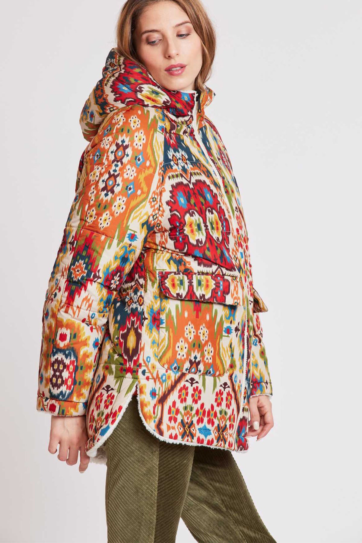 Rene Derhy Çift Taraflı Kapüşonlu Puffer Mont-Libas Trendy Fashion Store