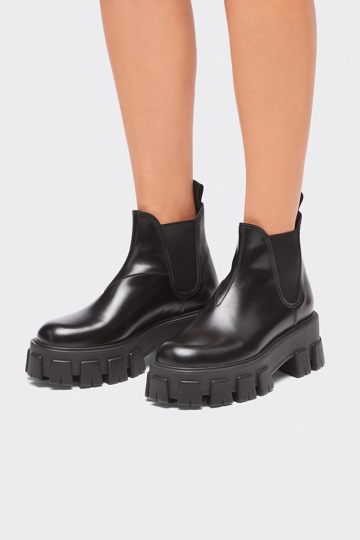 Prada Deri Chelsea Bot-Libas Trendy Fashion Store