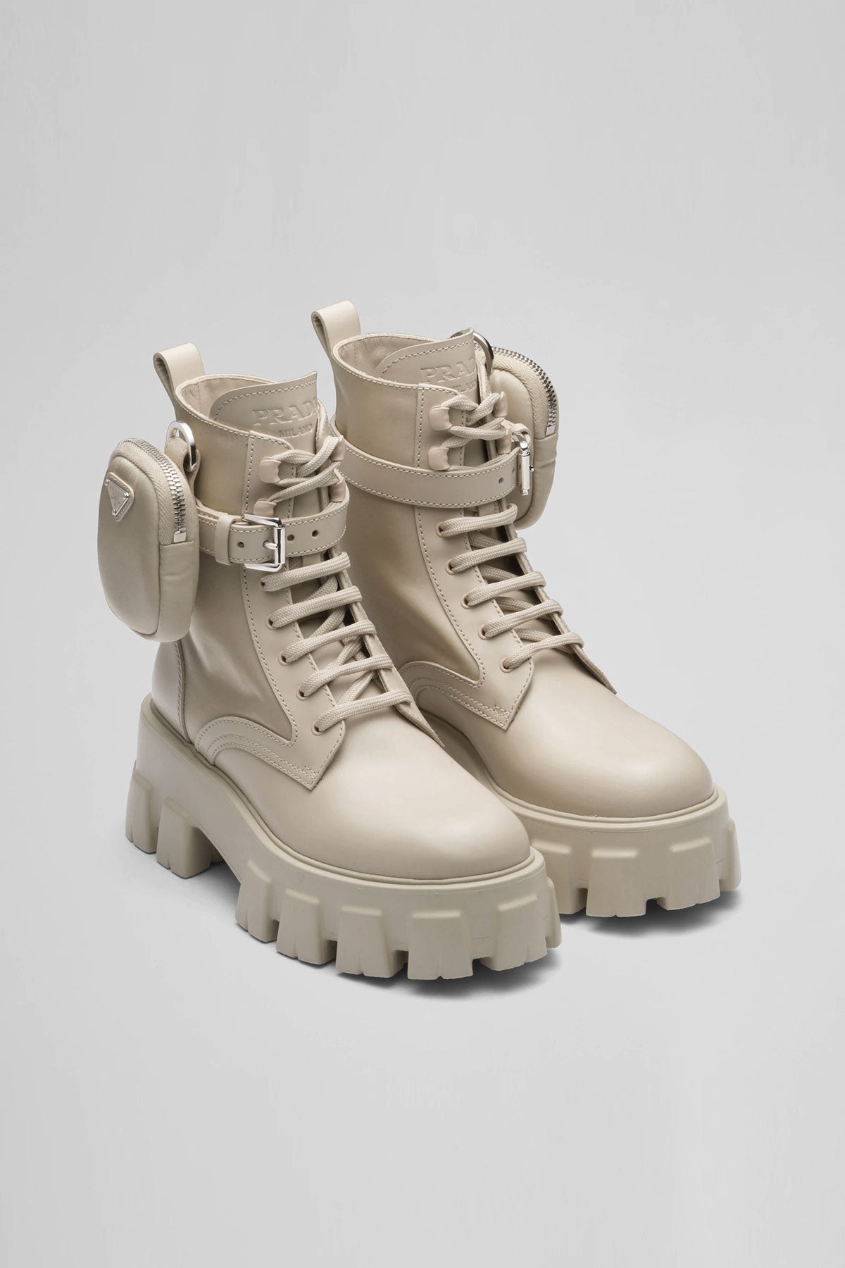 Prada Monolith Deri Postal Bot-Libas Trendy Fashion Store