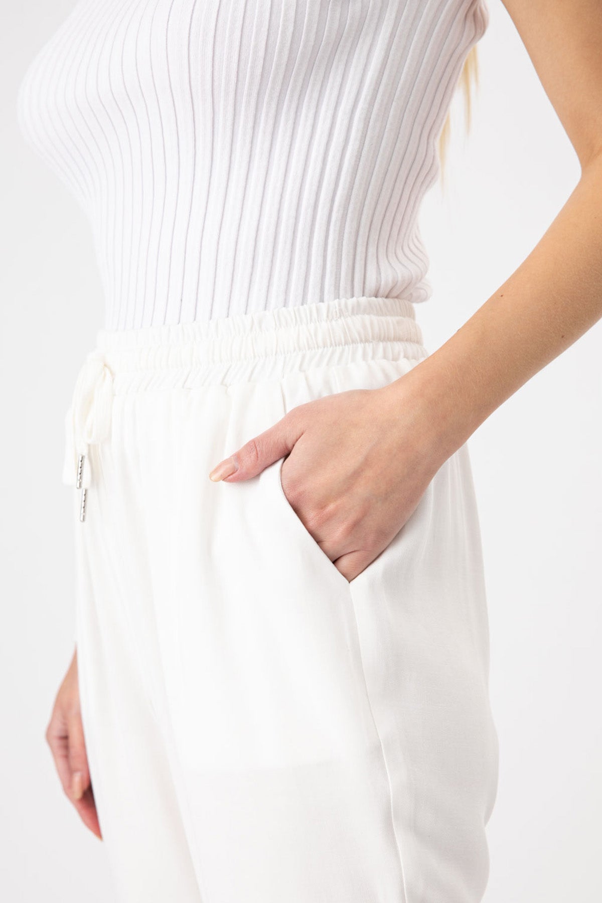 Bsb Beli Lastikli Pantolon-Libas Trendy Fashion Store