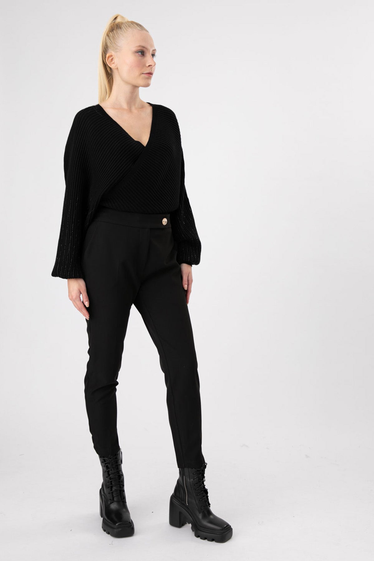 Lynne Yüksek Bel Pantolon-Libas Trendy Fashion Store