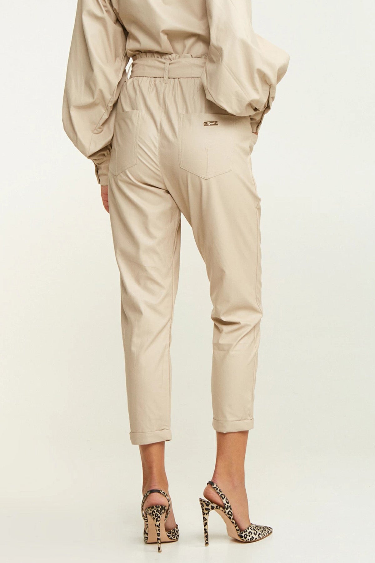 Lynne Deri Paperbag Pantolon-Libas Trendy Fashion Store
