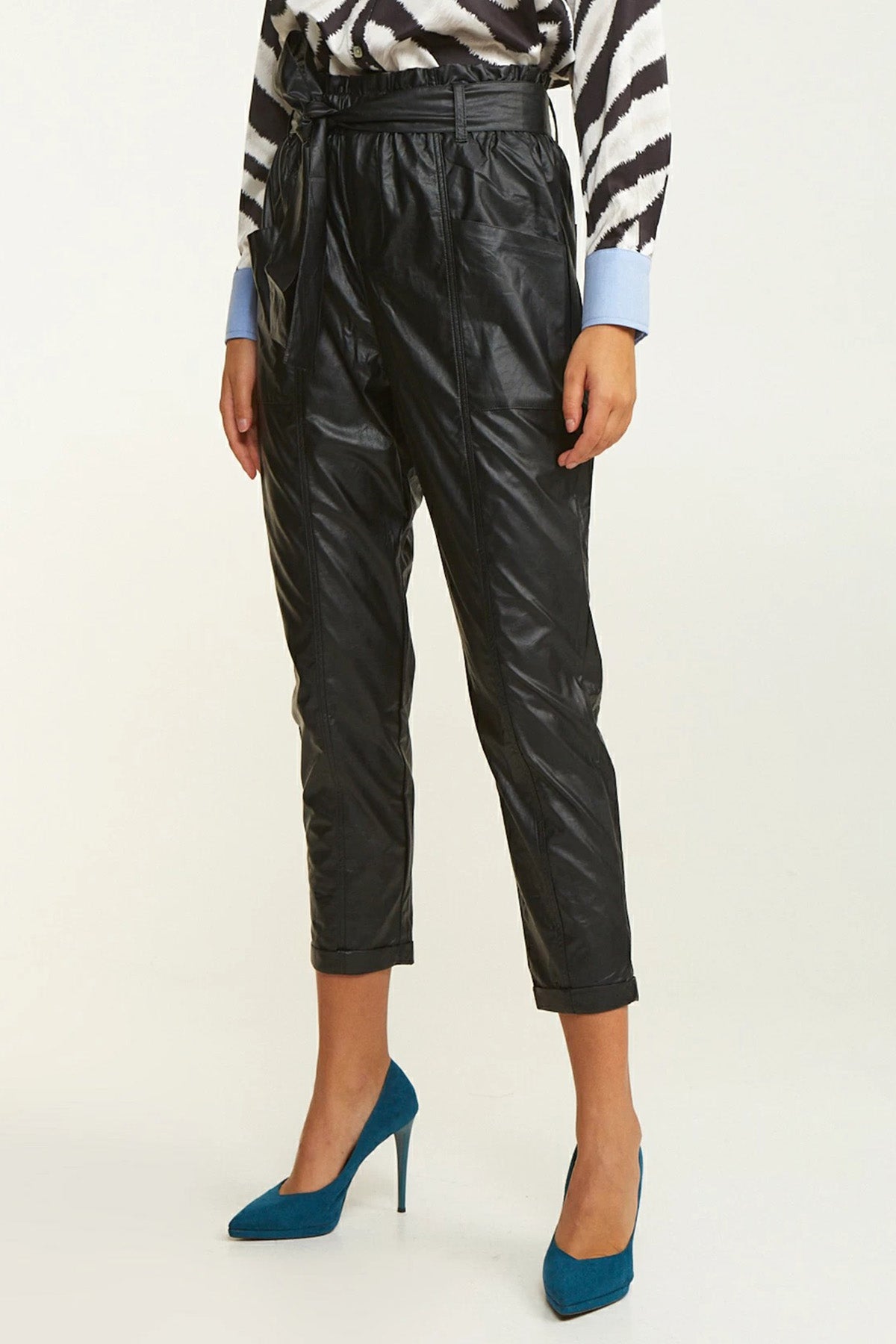 Lynne Deri Paperbag Pantolon-Libas Trendy Fashion Store