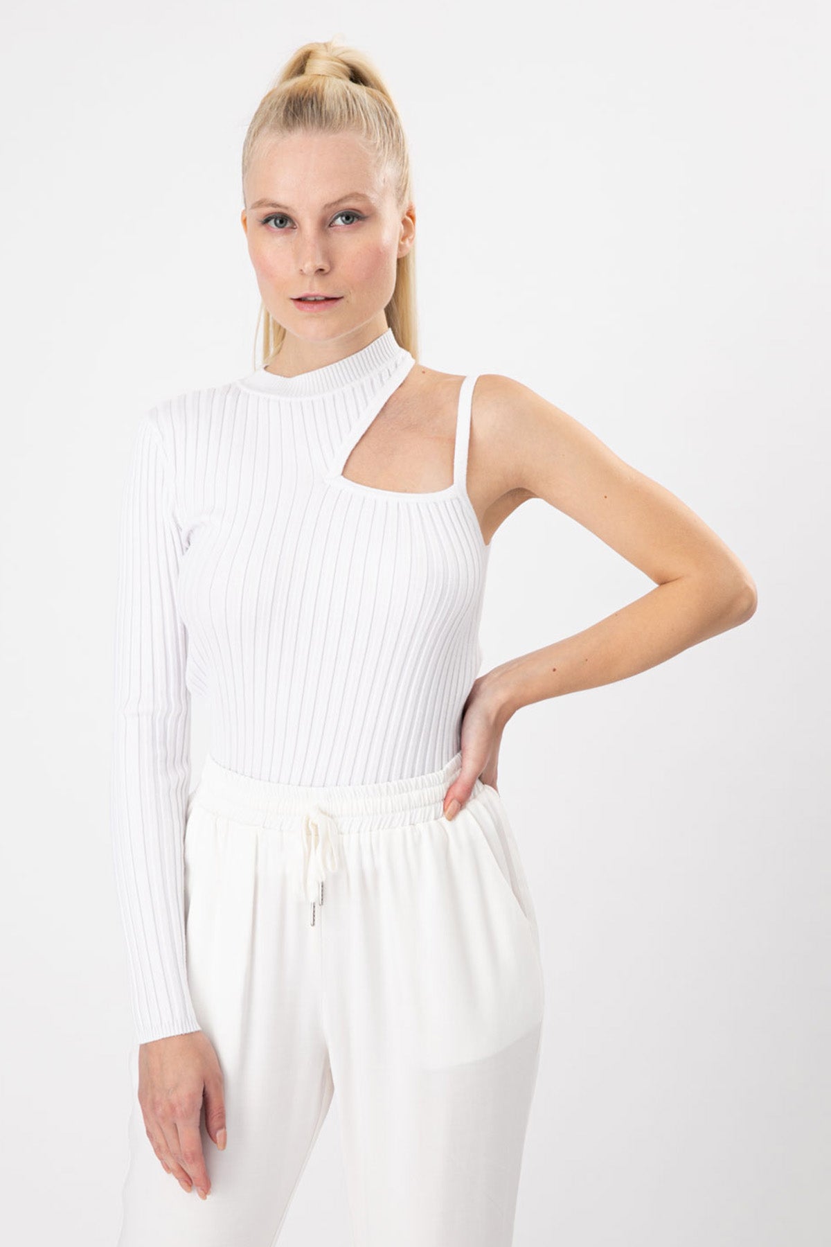 Lynne Tek Omuz Triko-Libas Trendy Fashion Store