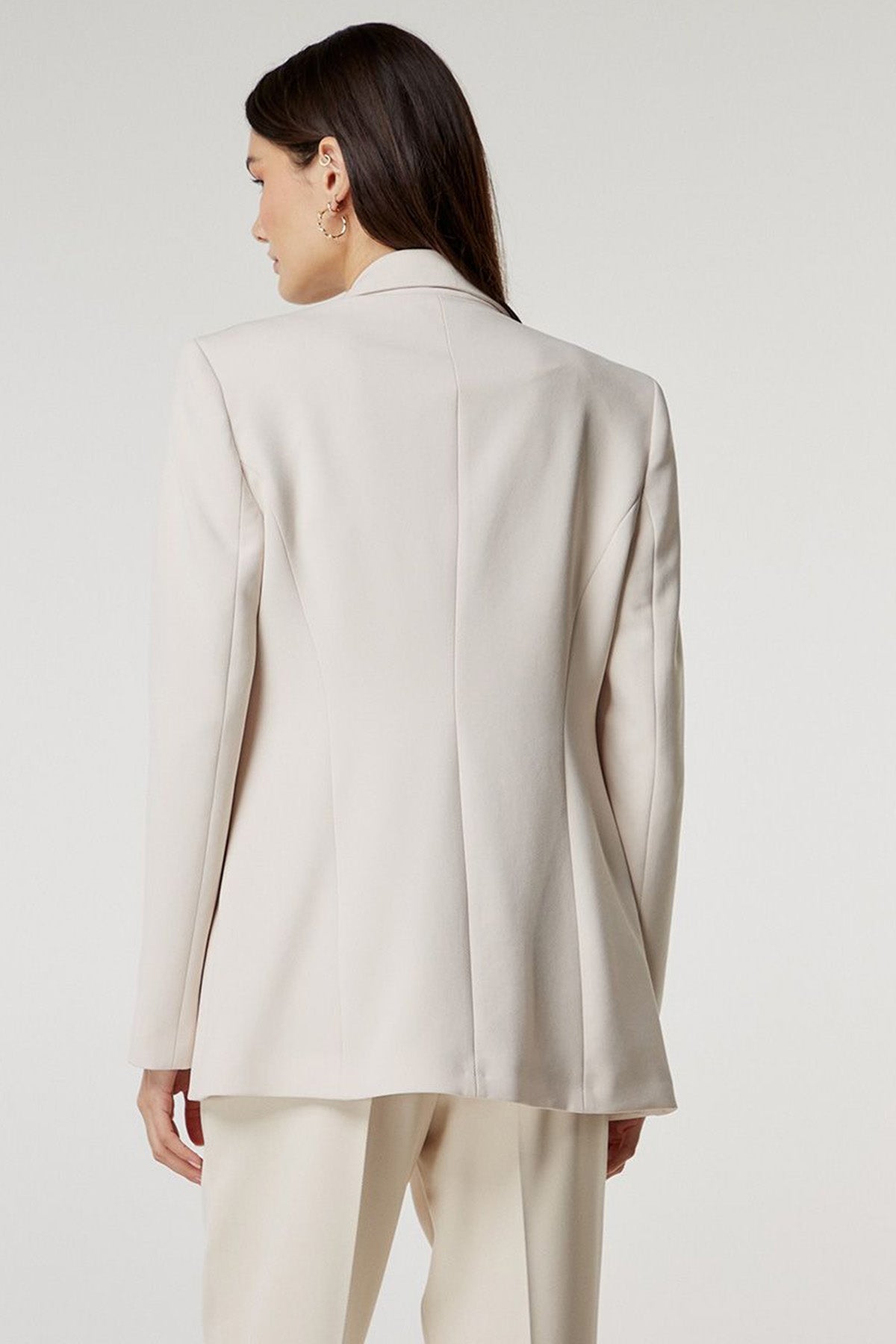 Bsb Tek Düğmeli Blazer Ceket-Libas Trendy Fashion Store