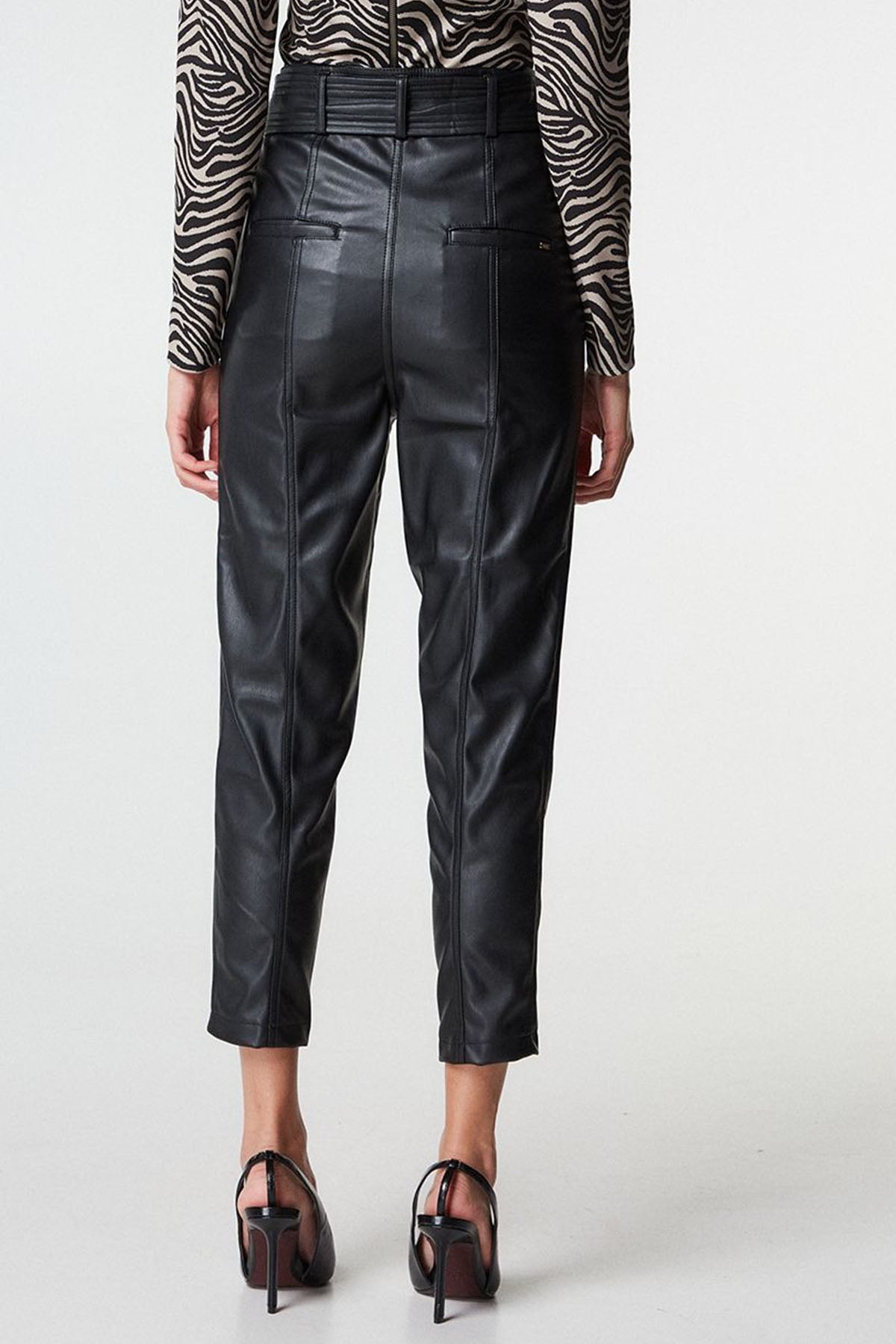 Bsb Kuşaklı Deri Pantolon-Libas Trendy Fashion Store