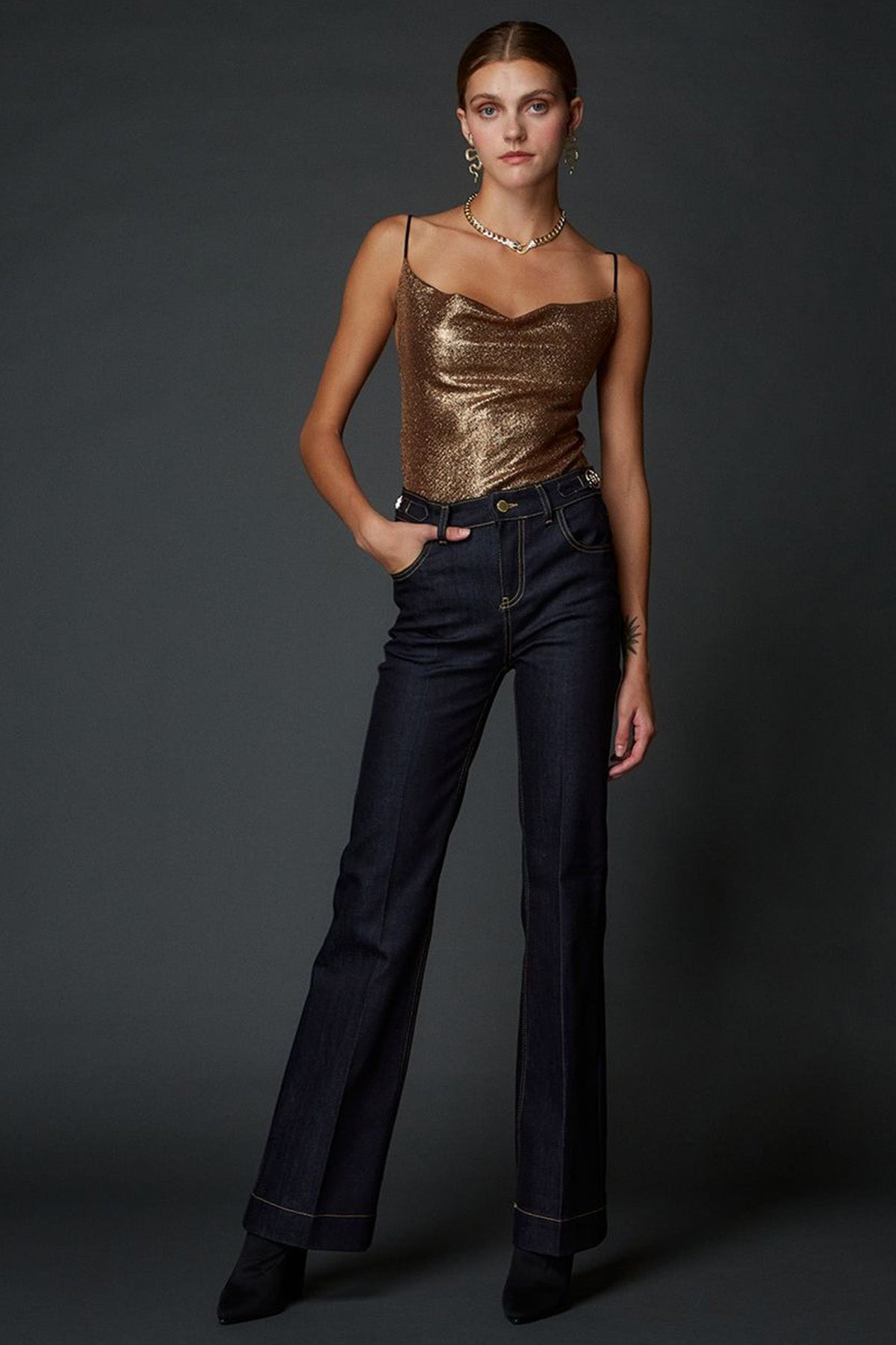 Bsb Çapraz İp Askılı Bluz-Libas Trendy Fashion Store