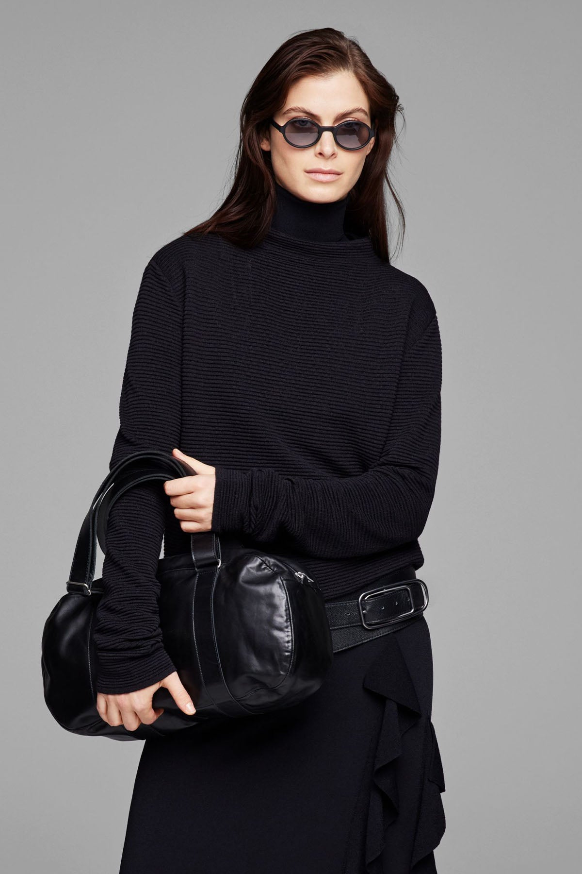 Sarah Pacini Yuvarlak Yaka Örgü Triko-Libas Trendy Fashion Store