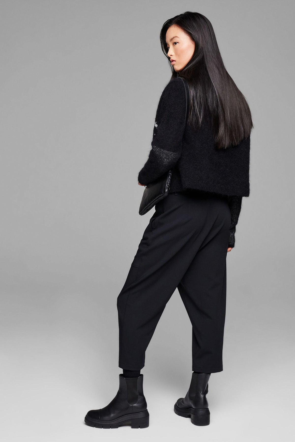 Sarah Pacini Yün Örgü Triko Ceket-Libas Trendy Fashion Store