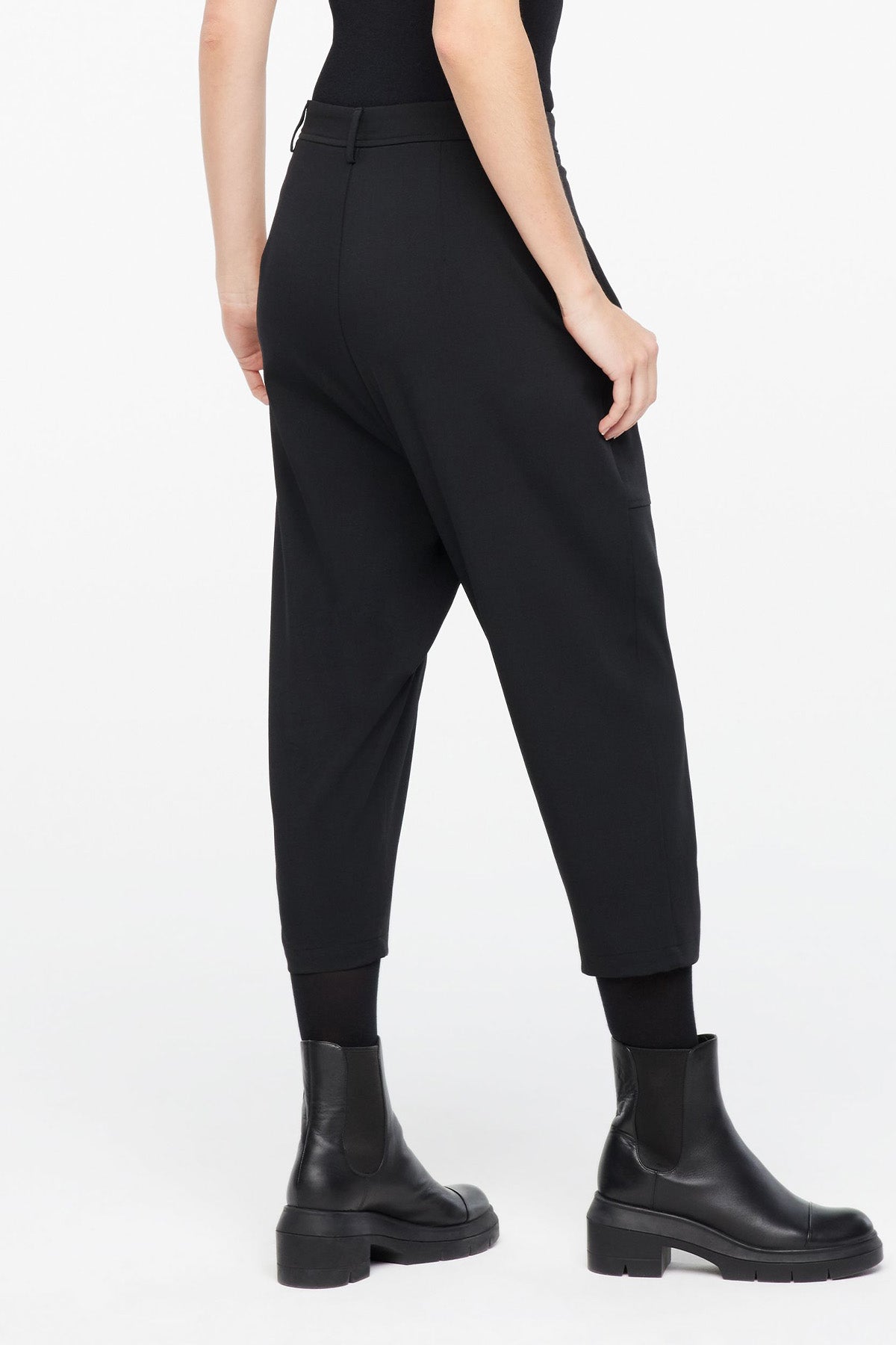 Sarah Pacini Crop Streç Yün Pantolon-Libas Trendy Fashion Store