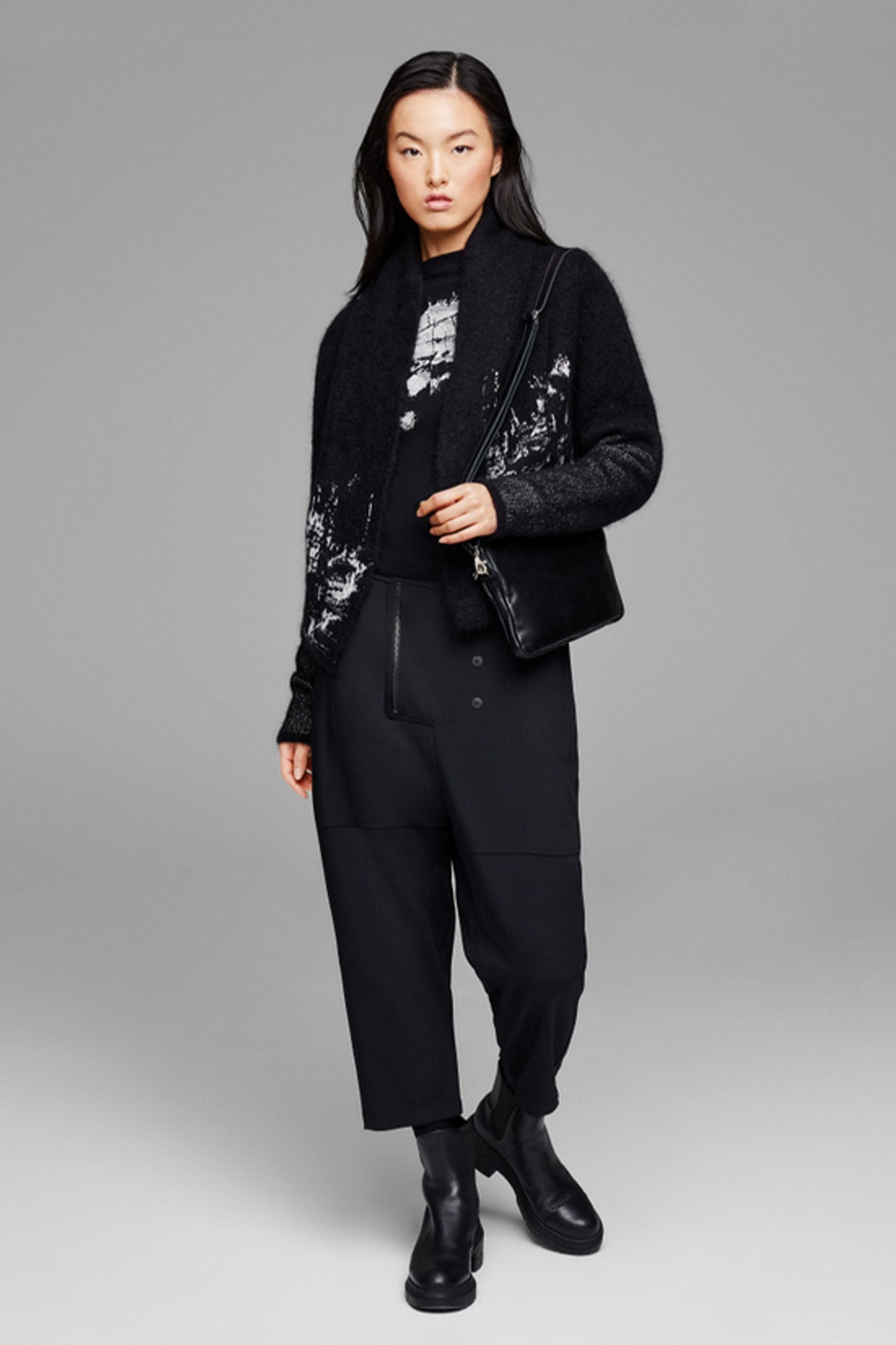 Sarah Pacini Crop Streç Yün Pantolon-Libas Trendy Fashion Store