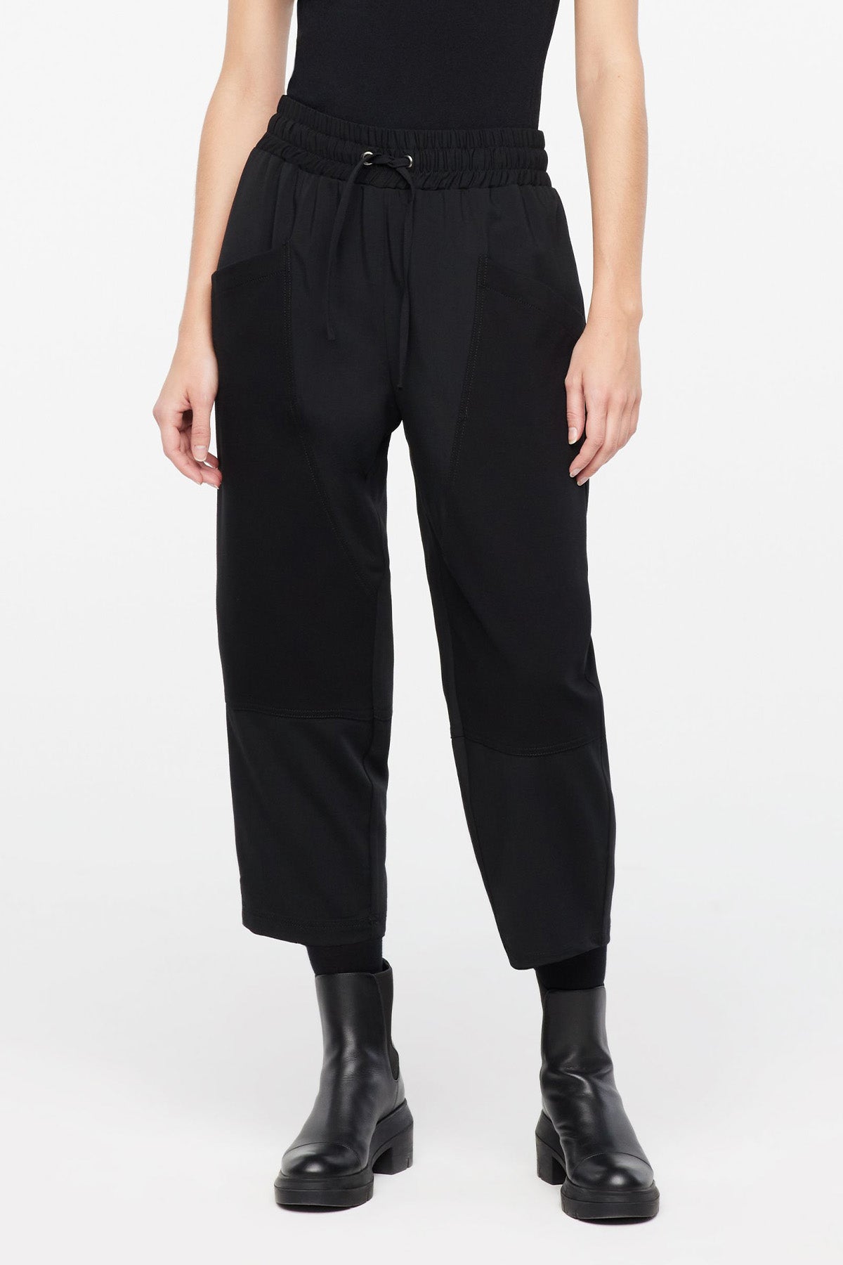 Sarah Pacini Beli Lastikli Streç Yün Pantolon-Libas Trendy Fashion Store