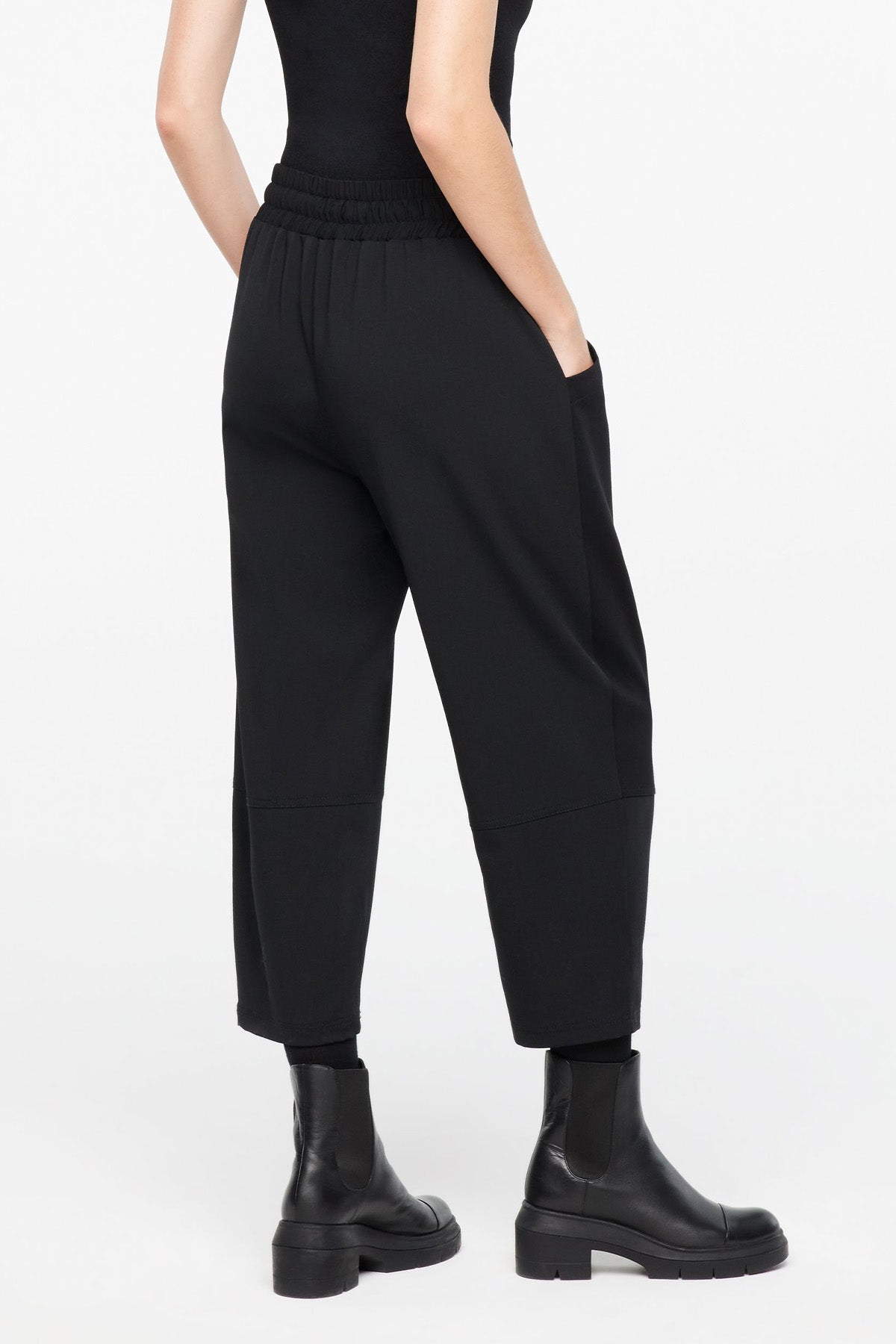 Sarah Pacini Beli Lastikli Streç Yün Pantolon-Libas Trendy Fashion Store