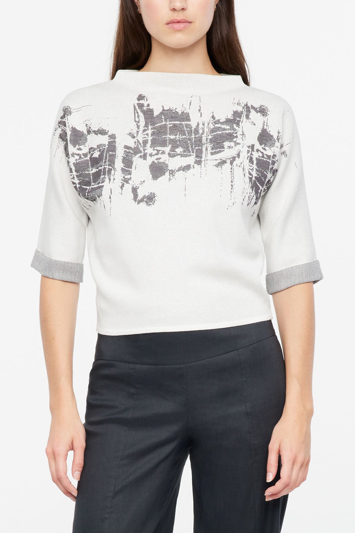 Sarah Pacini Kısa Kollu Örgü Triko-Libas Trendy Fashion Store