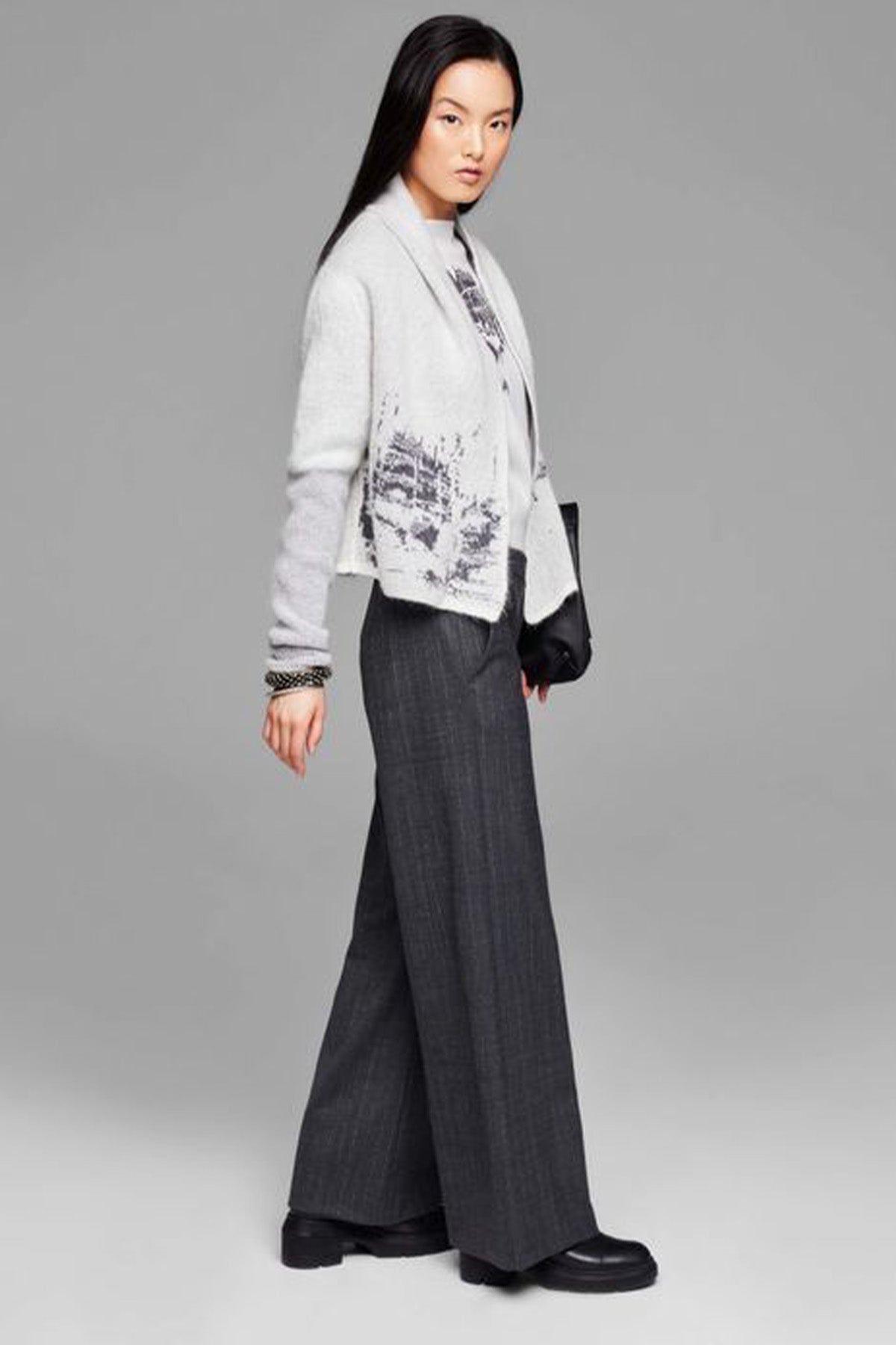 Sarah Pacini Şal Yaka Triko-Libas Trendy Fashion Store