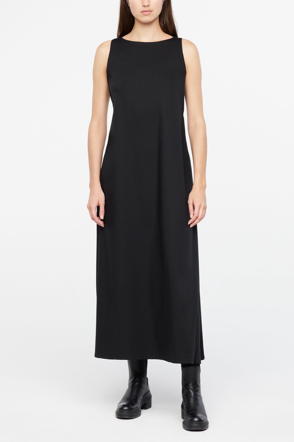 Sarah Pacini Kolsuz Maxi Yün Elbise-Libas Trendy Fashion Store