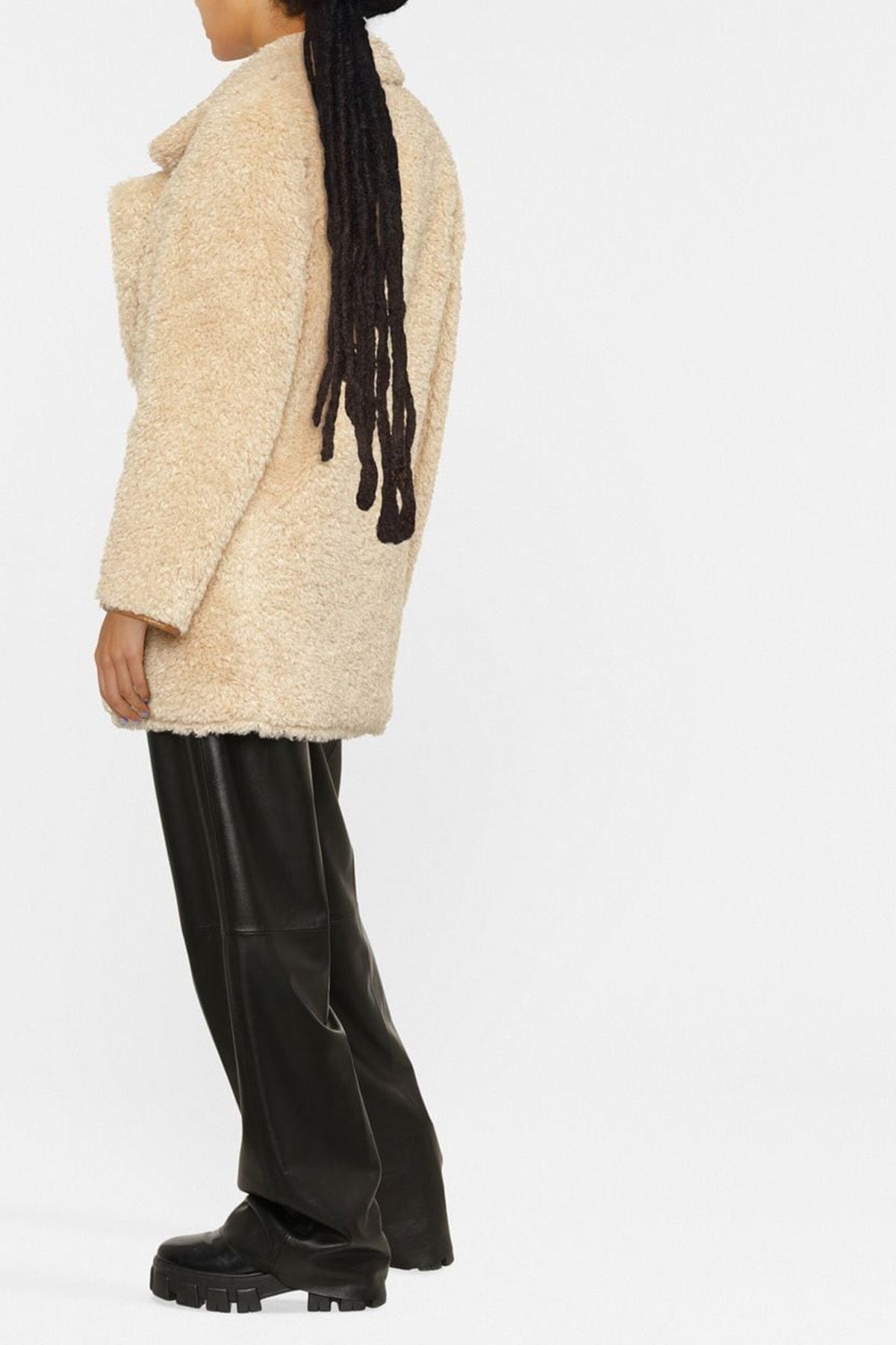 Urbancode Çift Taraflı Eko Kürk Deri Kaban-Libas Trendy Fashion Store