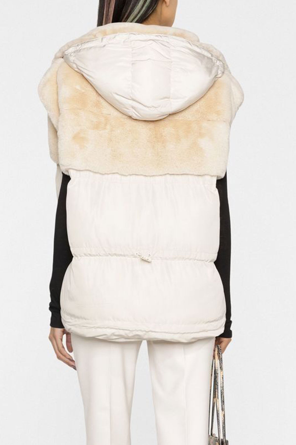 Vegancode Kapüşonlu Puffer Yelek-Libas Trendy Fashion Store