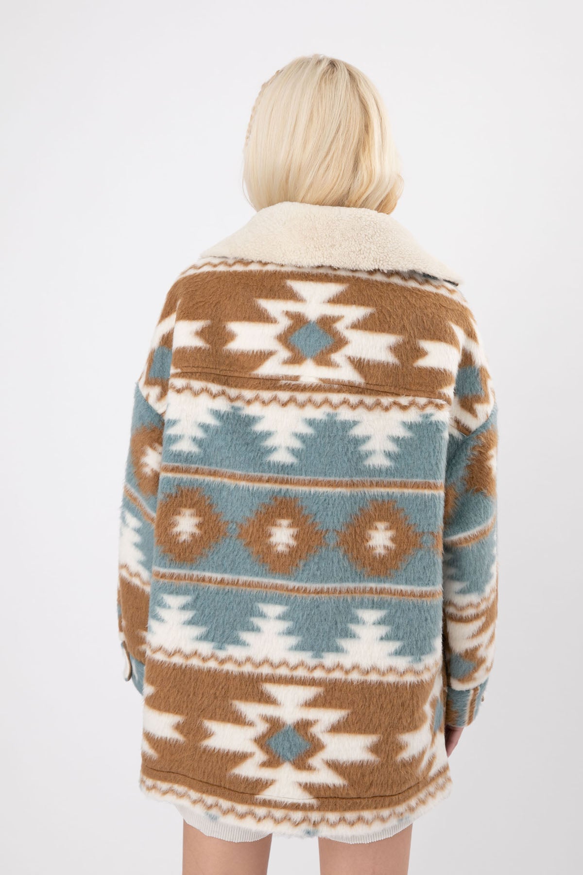 Ava Adore Kürklü Deri Detaylı Kısa Kaban-Libas Trendy Fashion Store