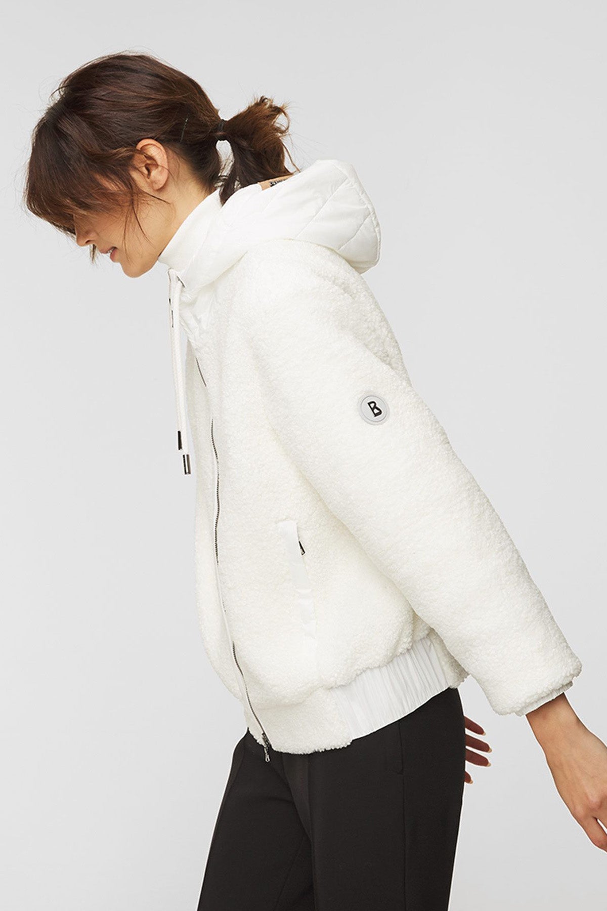 Bogner Enrica Kapüşonlu Peluş Ceket-Libas Trendy Fashion Store