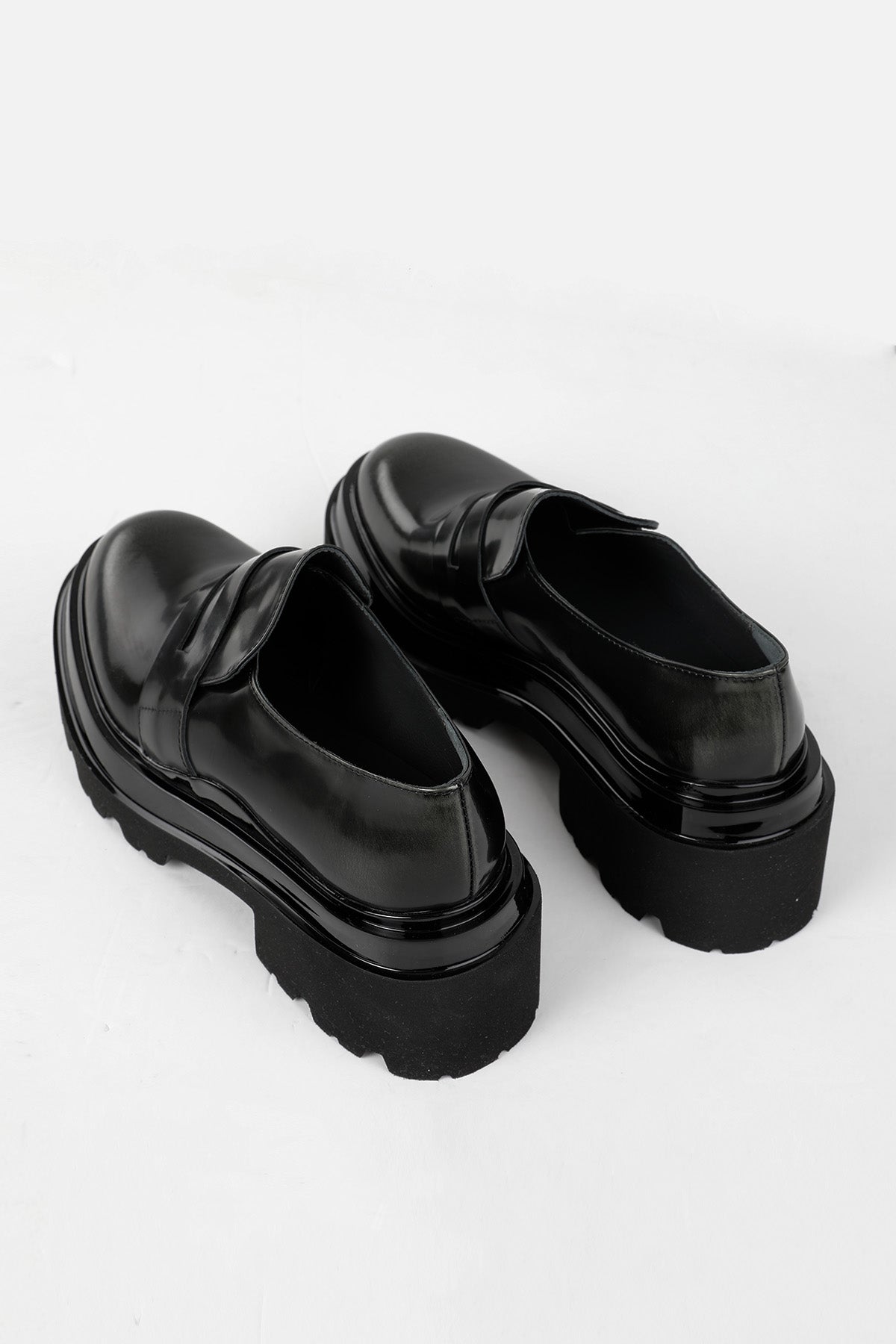 Fruit Extralight Taban Fırça Efektli Deri Loafer Ayakkabı-Libas Trendy Fashion Store