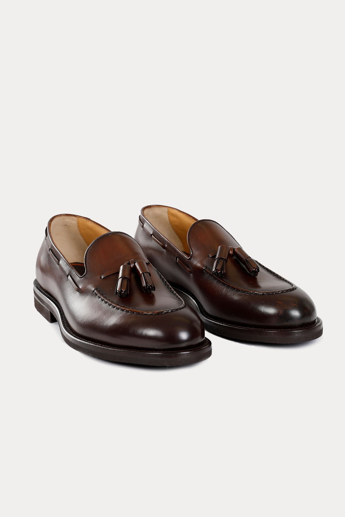 Henderson Vibram Taban Püsküllü Deri Loafer Ayakkabı-Libas Trendy Fashion Store