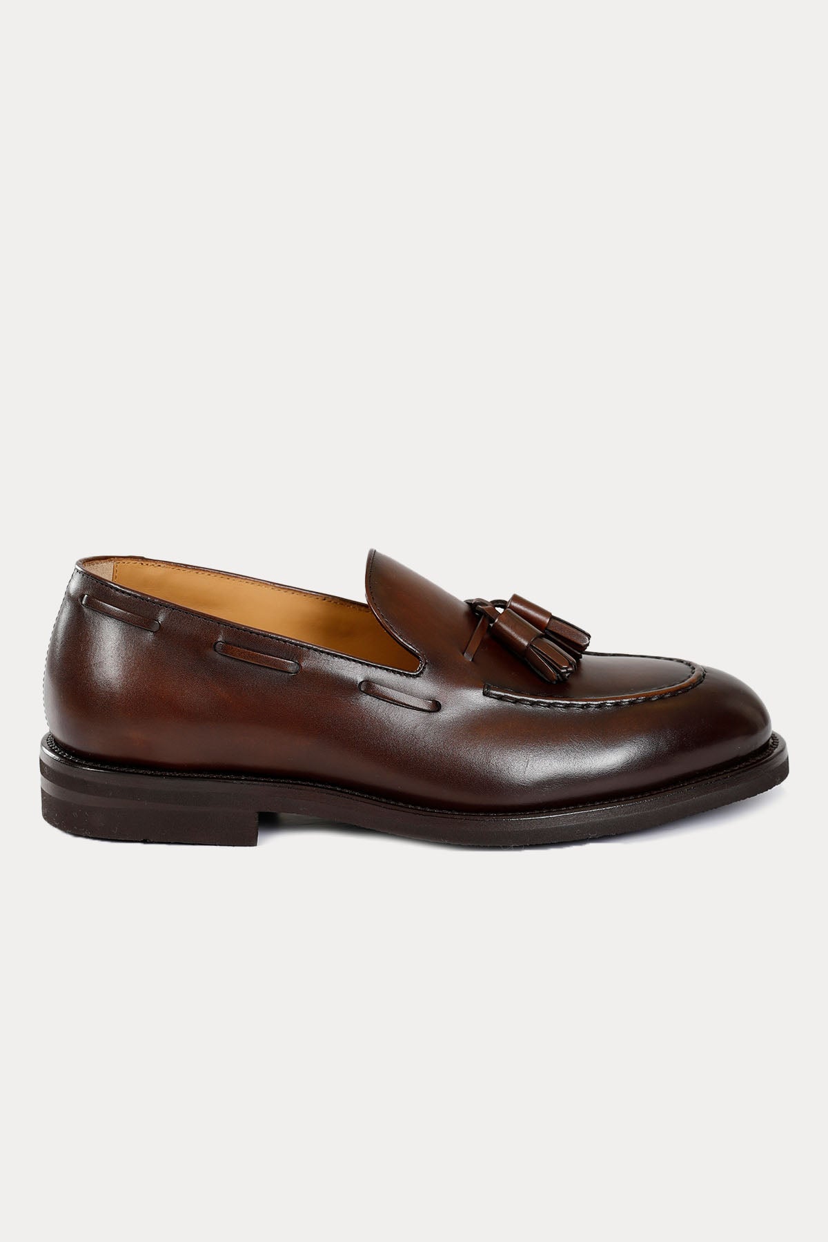 Henderson Vibram Taban Püsküllü Deri Loafer Ayakkabı-Libas Trendy Fashion Store