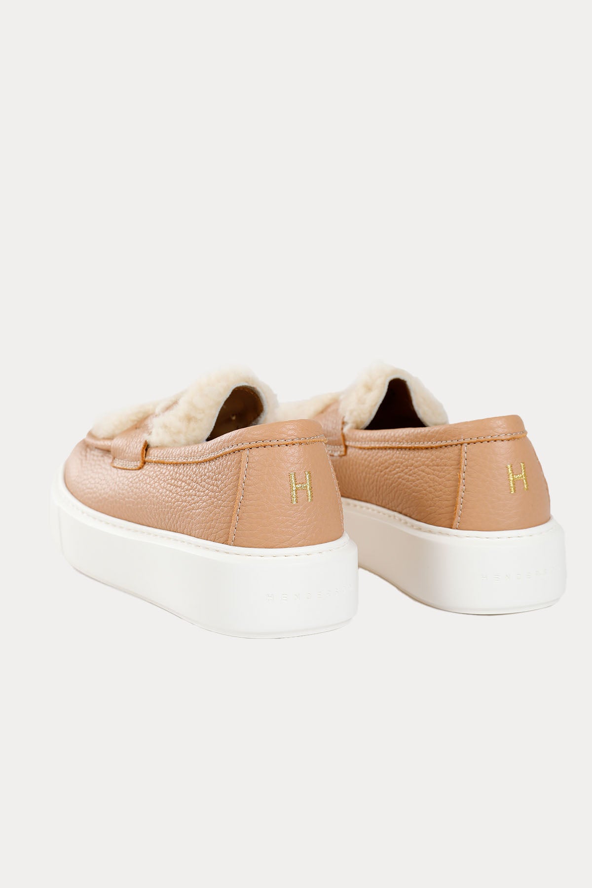 Henderson Kris Kürklü Deri Loafer Ayakkabı-Libas Trendy Fashion Store
