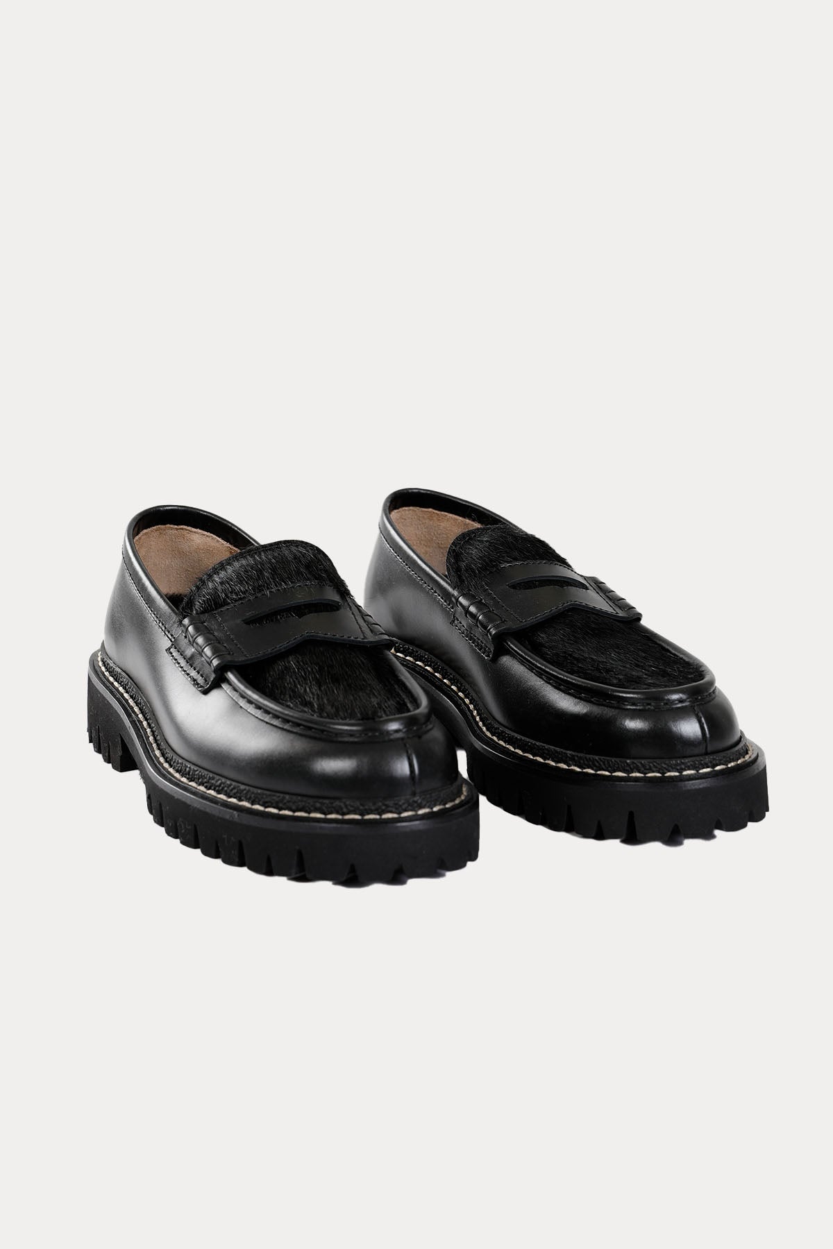 Henderson Nicole Kürklü Deri Loafer Ayakkabı-Libas Trendy Fashion Store