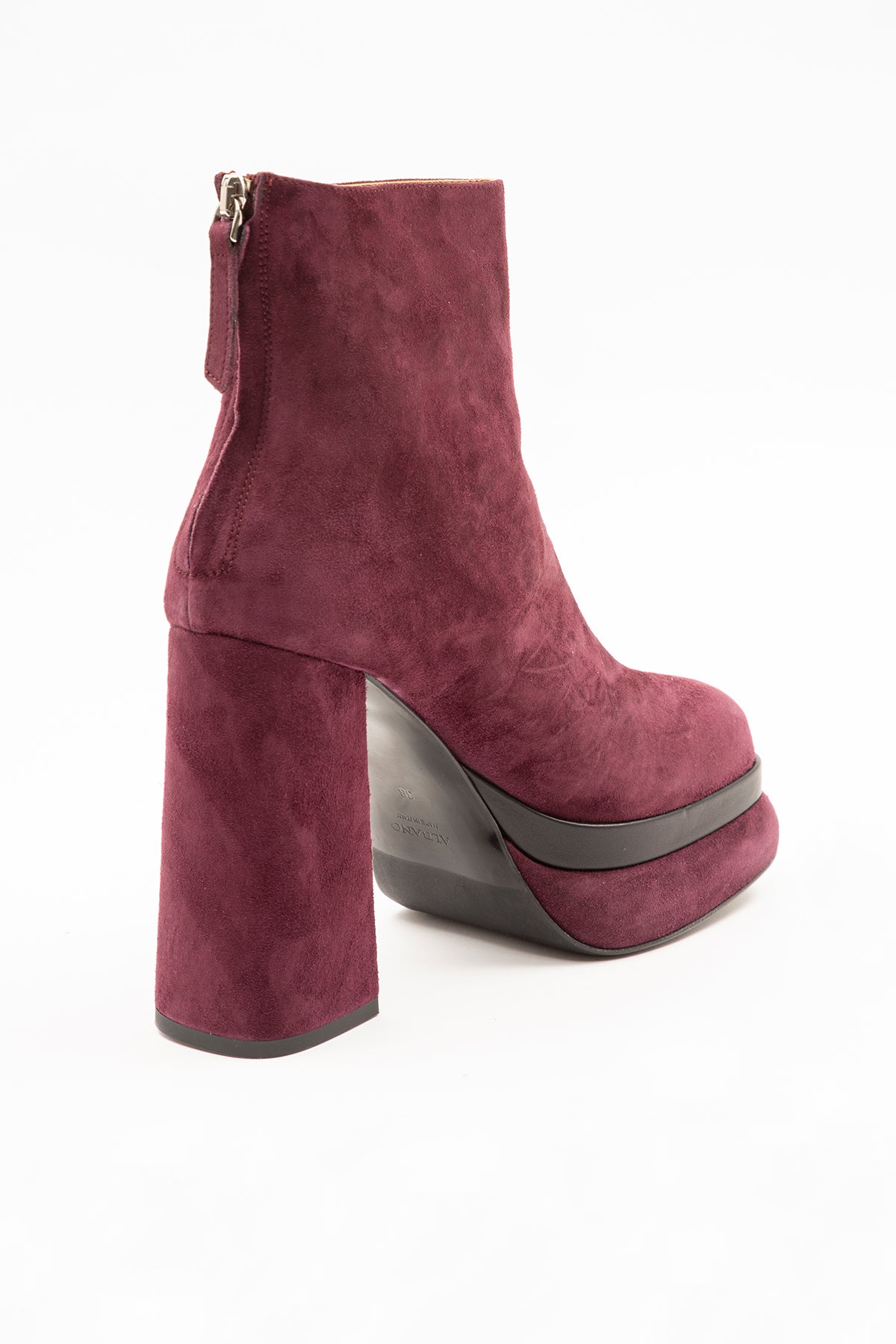 Albano Kalın Topuk ve Platformlu Süet Bot-Libas Trendy Fashion Store