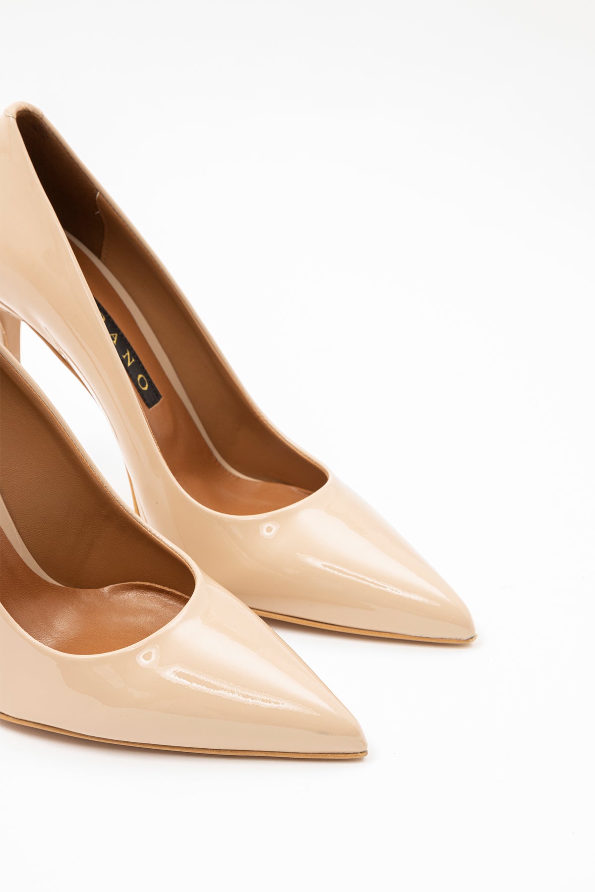 Albano Rugan Deri Stiletto Ayakkabı-Libas Trendy Fashion Store