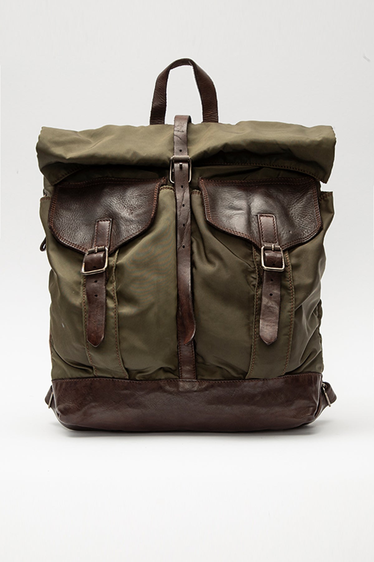 Campomaggi Deri Detaylı Sırt Çantası-Libas Trendy Fashion Store