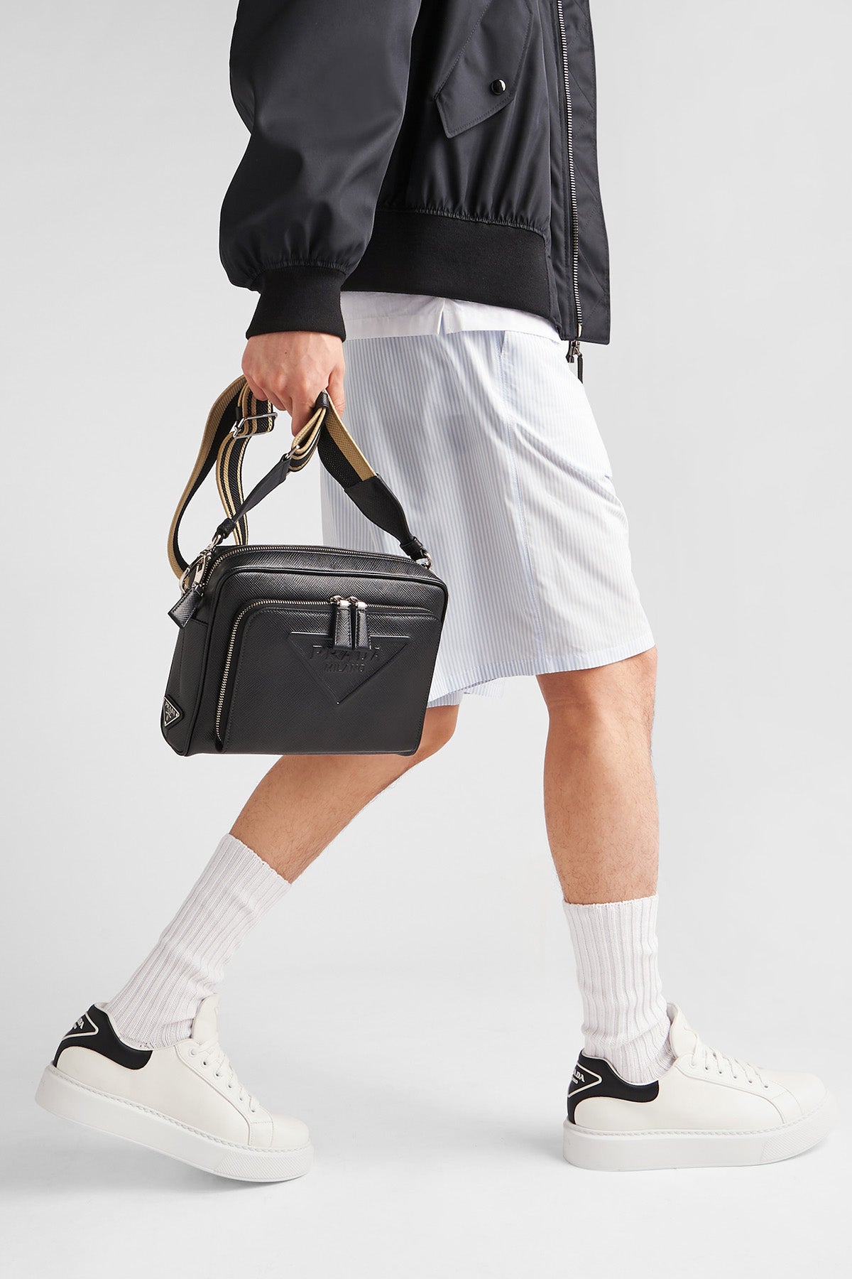 Prada Deri Sneaker Ayakkabı-Libas Trendy Fashion Store