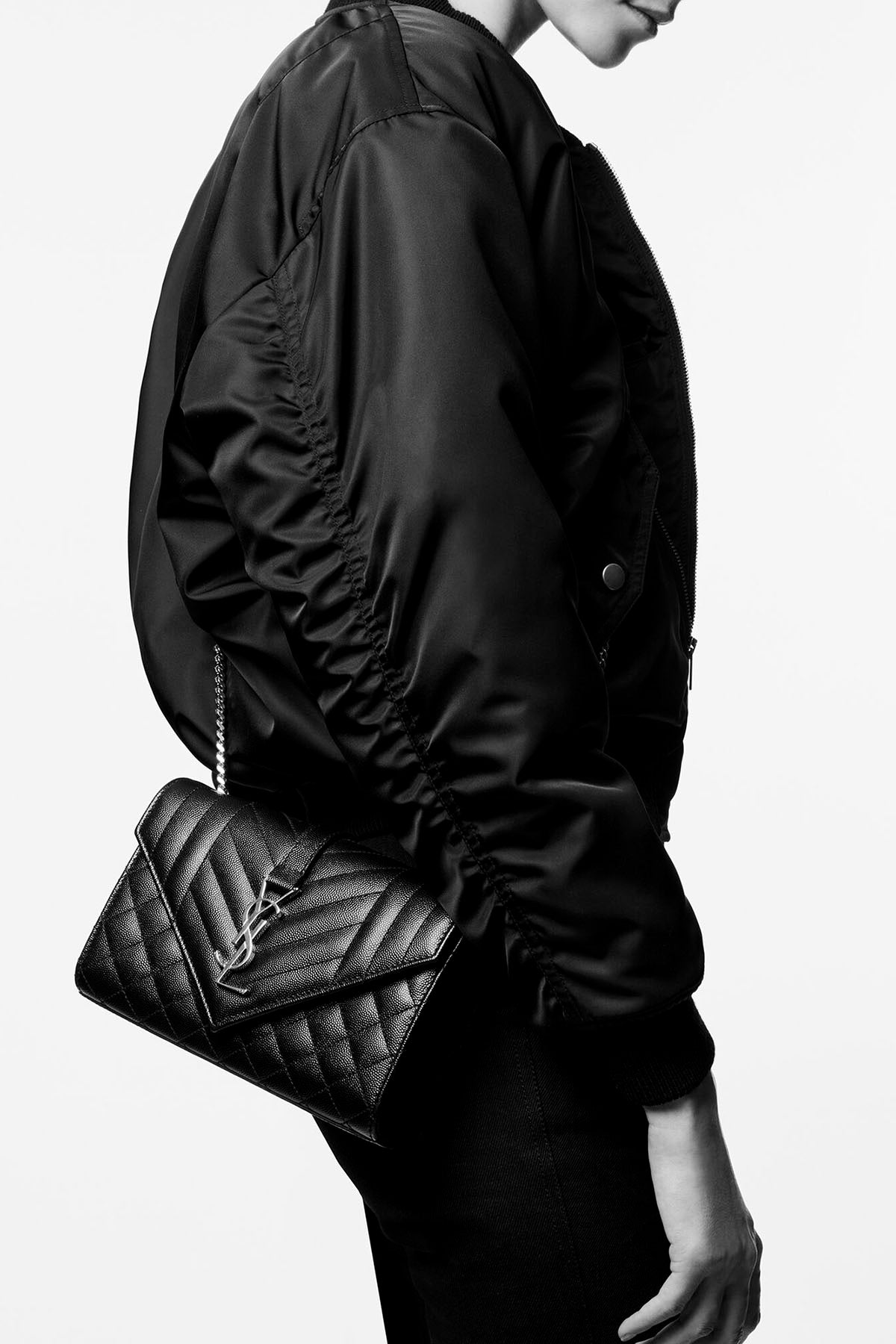 Saint Laurent Zincir Askılı Deri Omuz Çantası-Libas Trendy Fashion Store