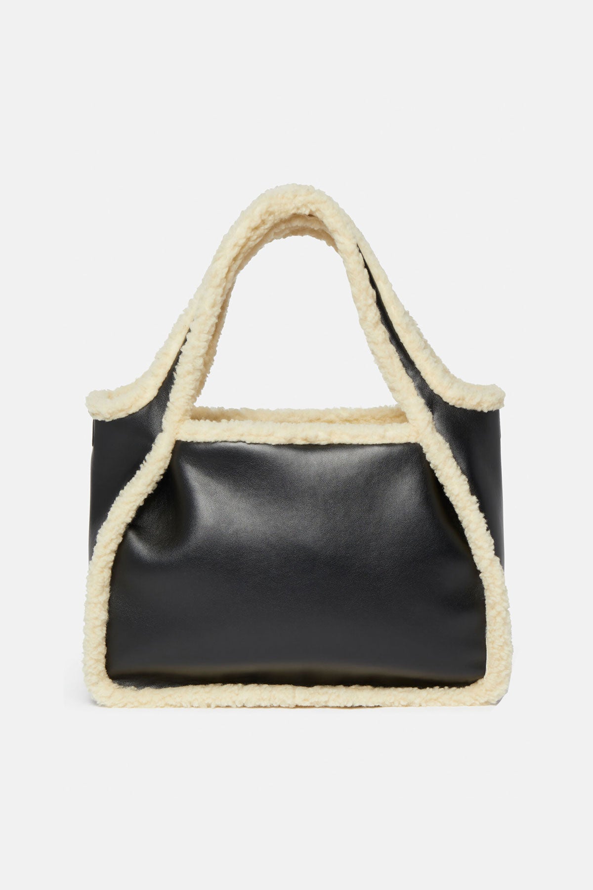 Stella Mccartney İçi Kürklü Logolu Tote Çanta-Libas Trendy Fashion Store