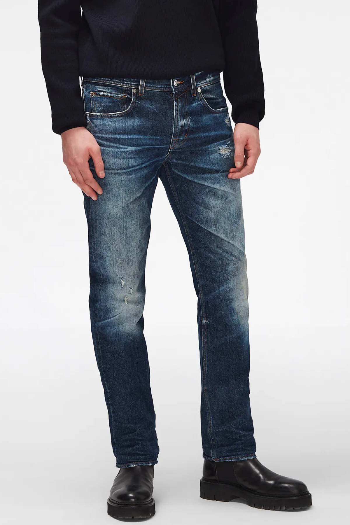 7 For All Mankind Slimmy Tapered Modern Slim Fit Jeans-Libas Trendy Fashion Store