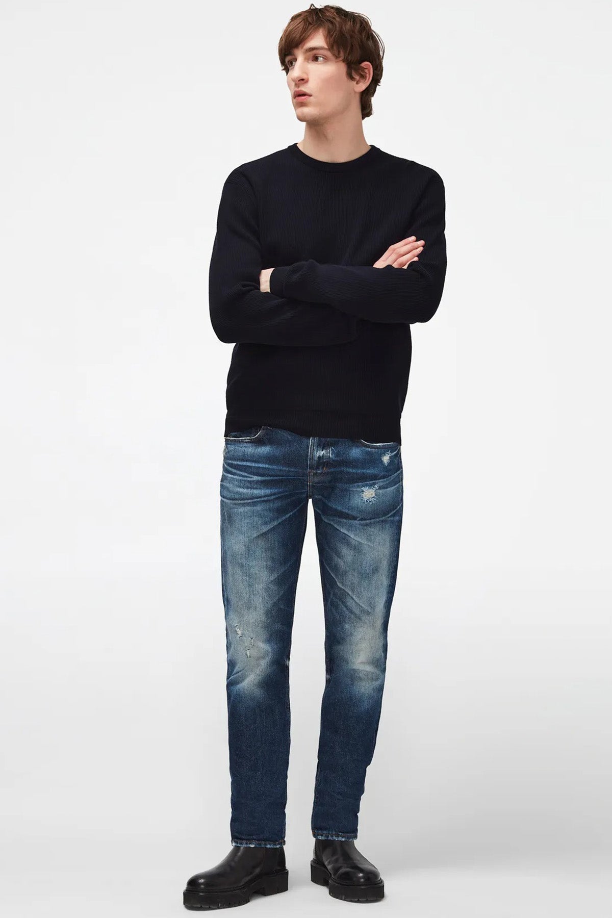 7 For All Mankind Slimmy Tapered Modern Slim Fit Jeans-Libas Trendy Fashion Store