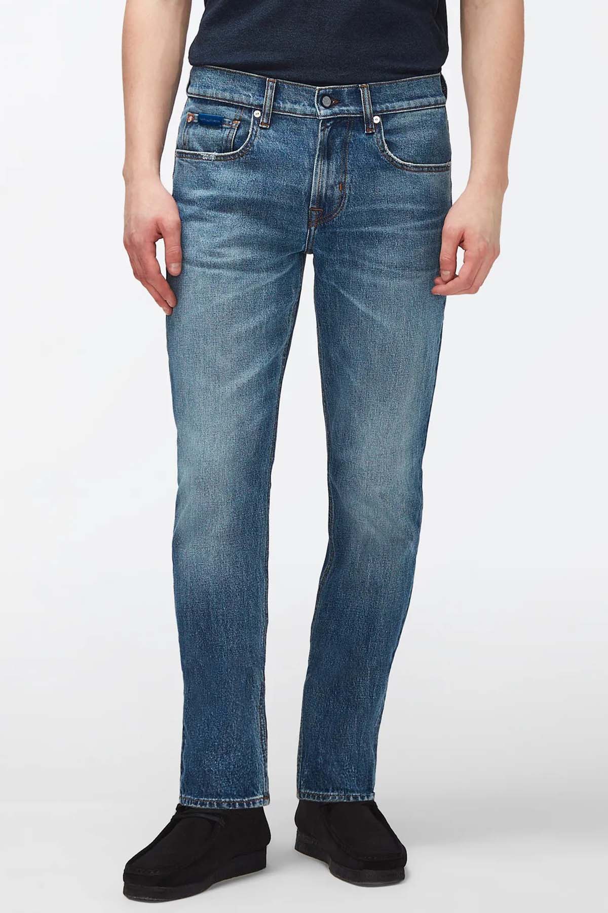 7 For All Mankind Slimmy Tapered Modern Slim Fit Jeans-Libas Trendy Fashion Store