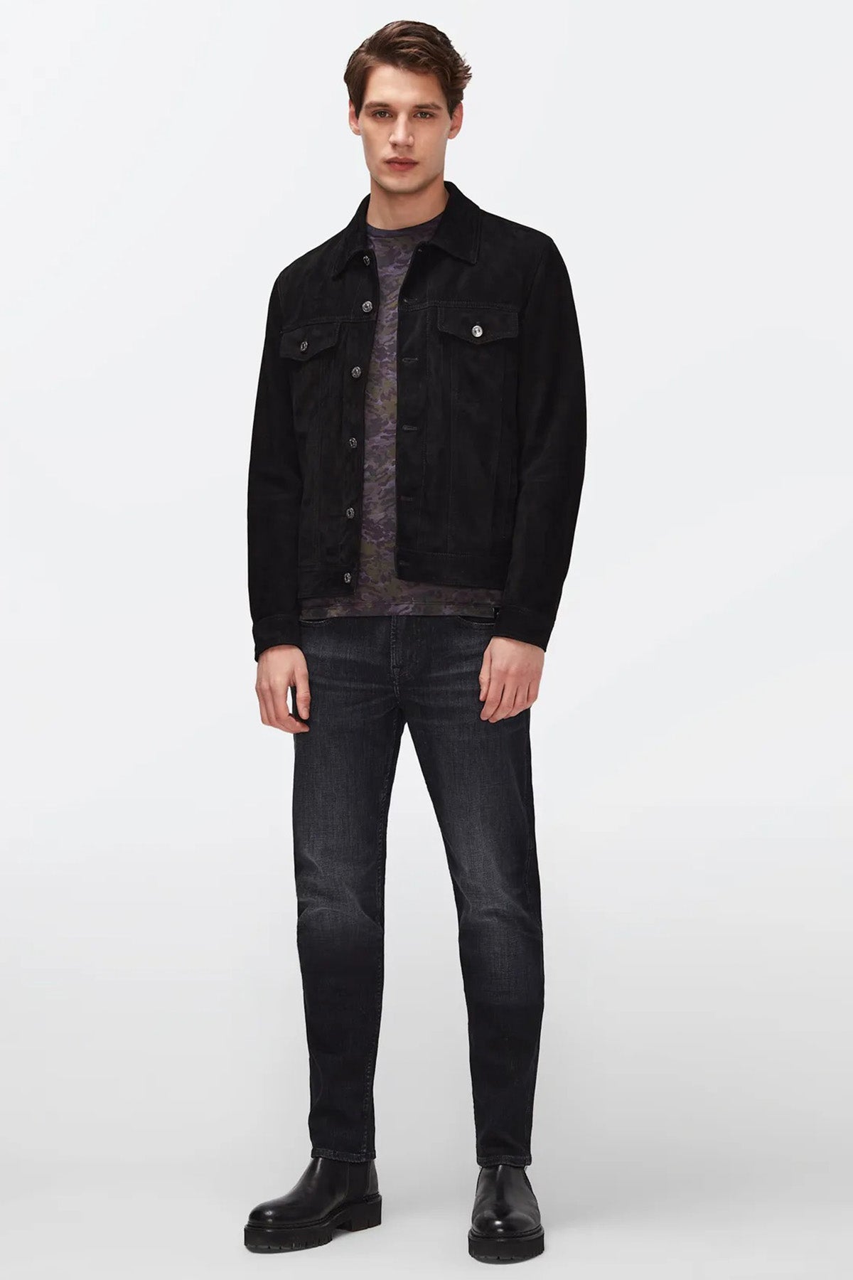 7 For All Mankind Slimmy Tapered Modern Slim Fit Jeans-Libas Trendy Fashion Store