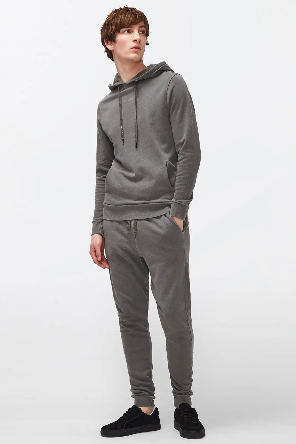 7 For All Mankind Logolu Kapüşonlu Sweatshirt-Libas Trendy Fashion Store