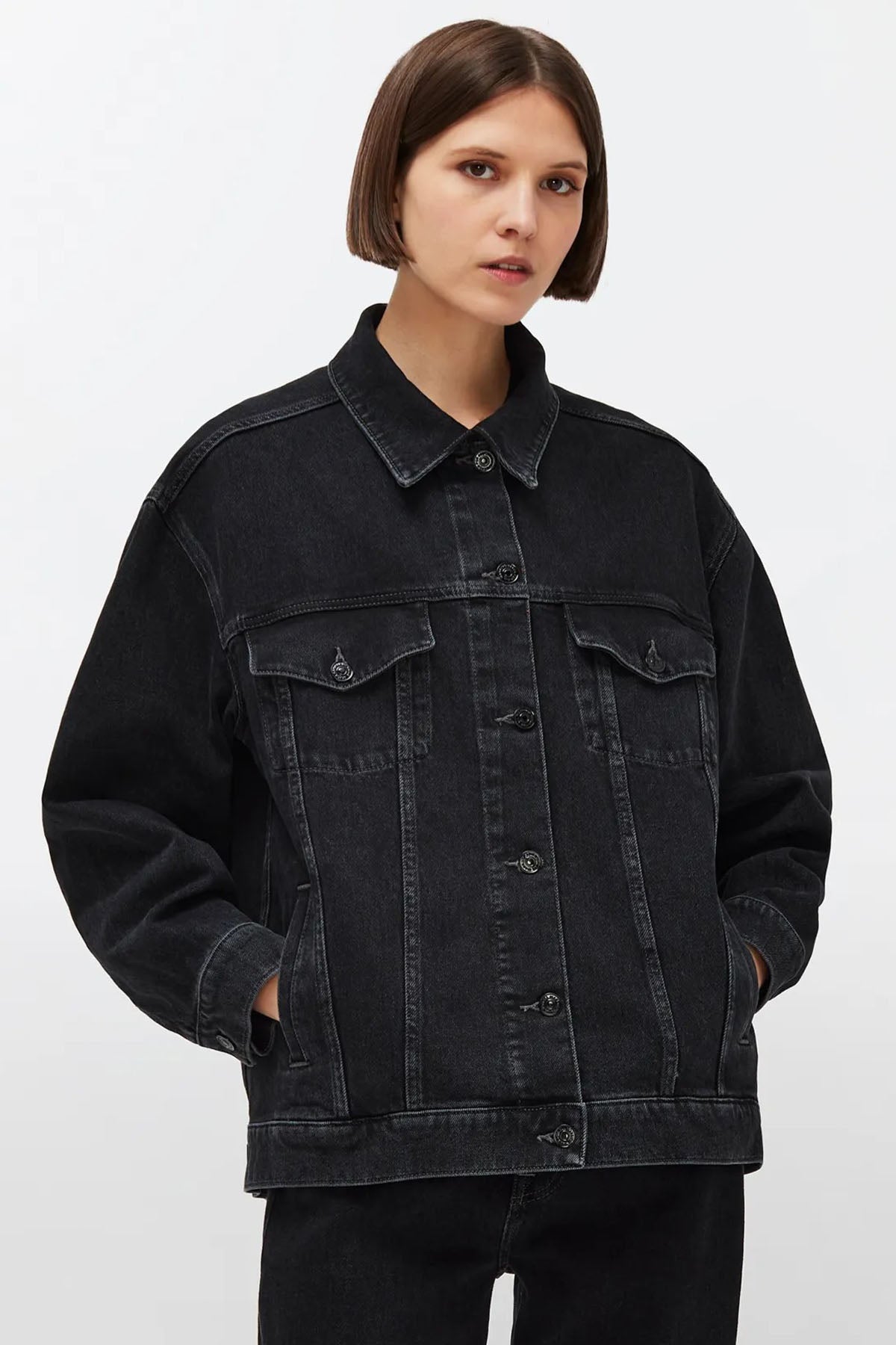 7 For All Mankind Denim Ceket-Libas Trendy Fashion Store