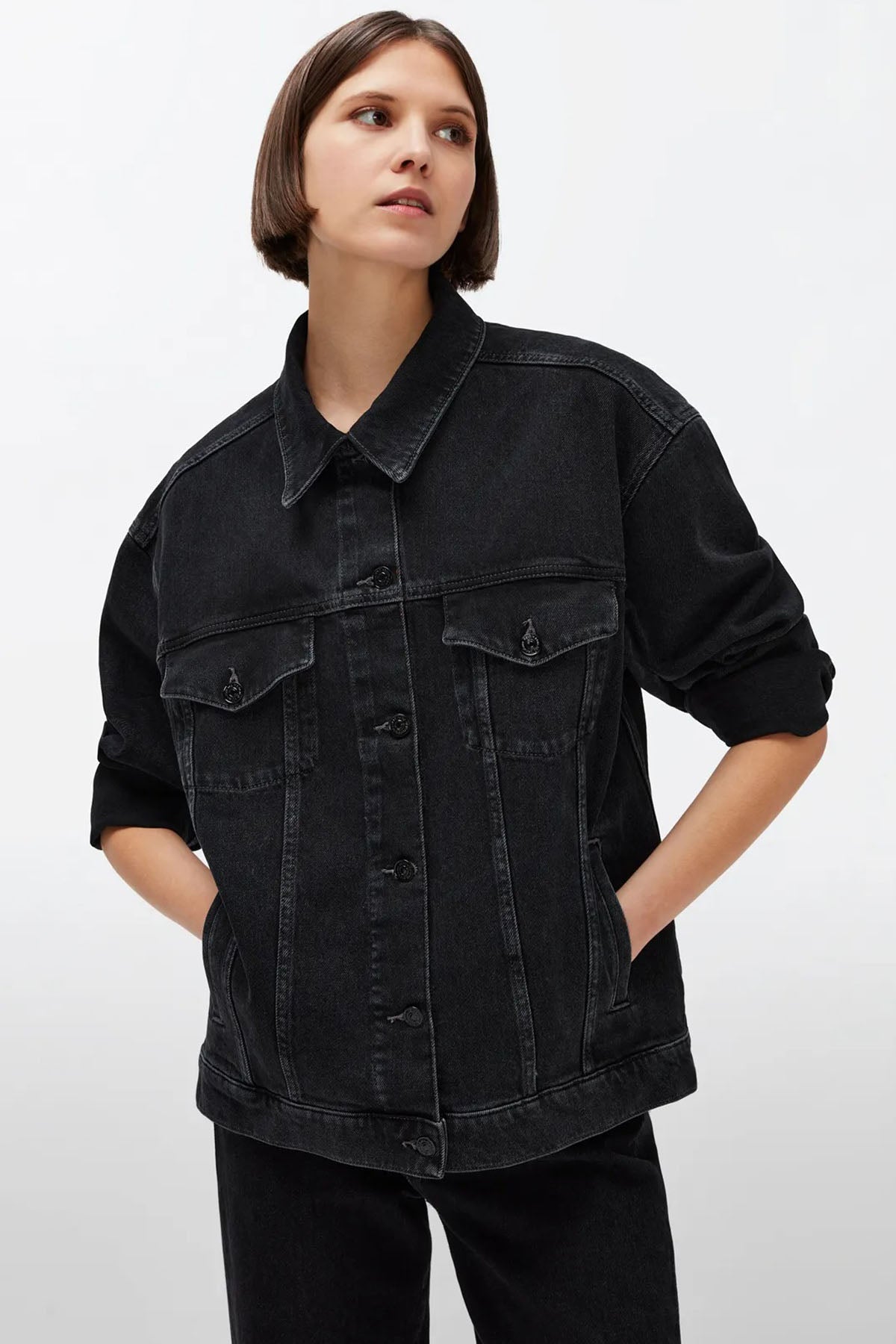 7 For All Mankind Denim Ceket-Libas Trendy Fashion Store