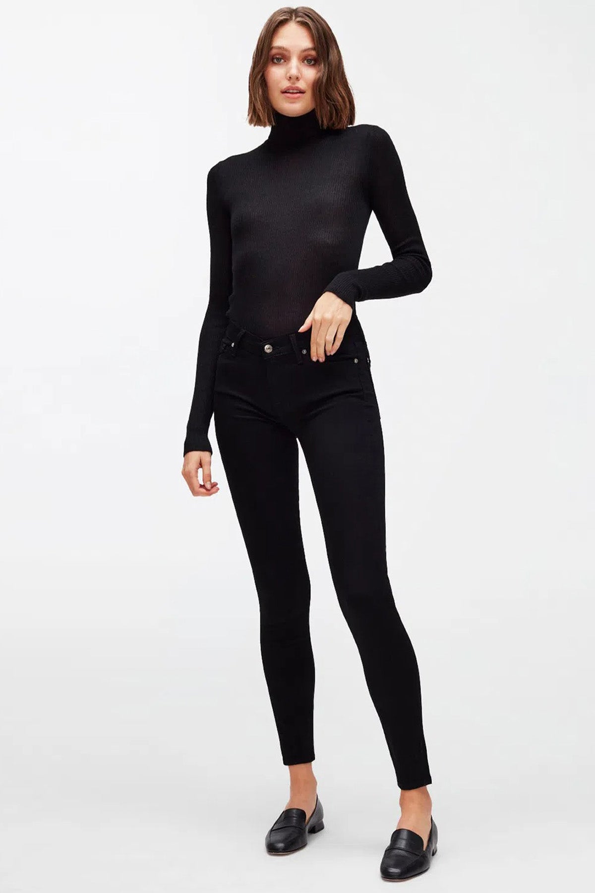 7 For All Mankind Skinny Fit Streç Jeans-Libas Trendy Fashion Store