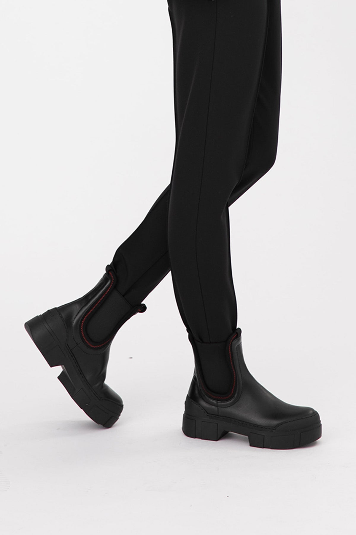 Vic Matie Lastik Bantlı Deri Bot-Libas Trendy Fashion Store