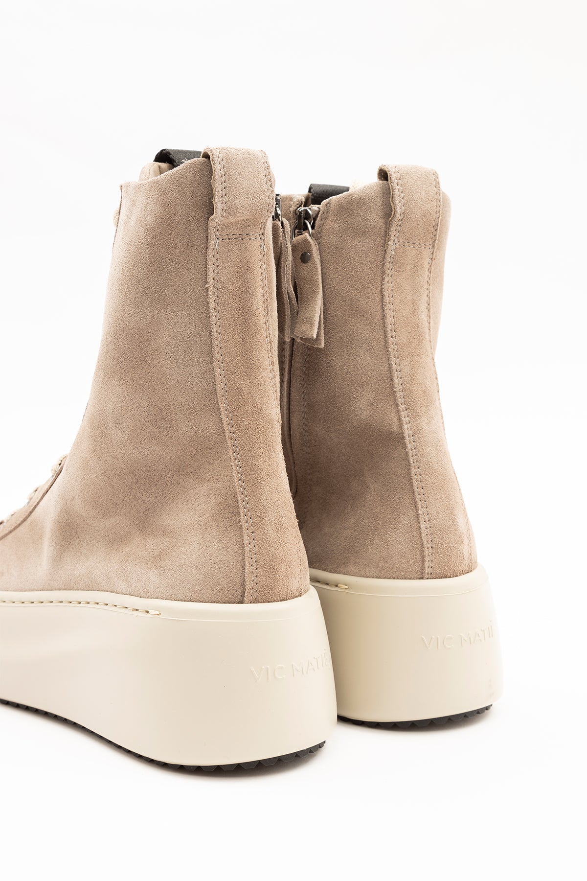 Vic Matie Yandan Fermuarlı Süet Postal Bot-Libas Trendy Fashion Store