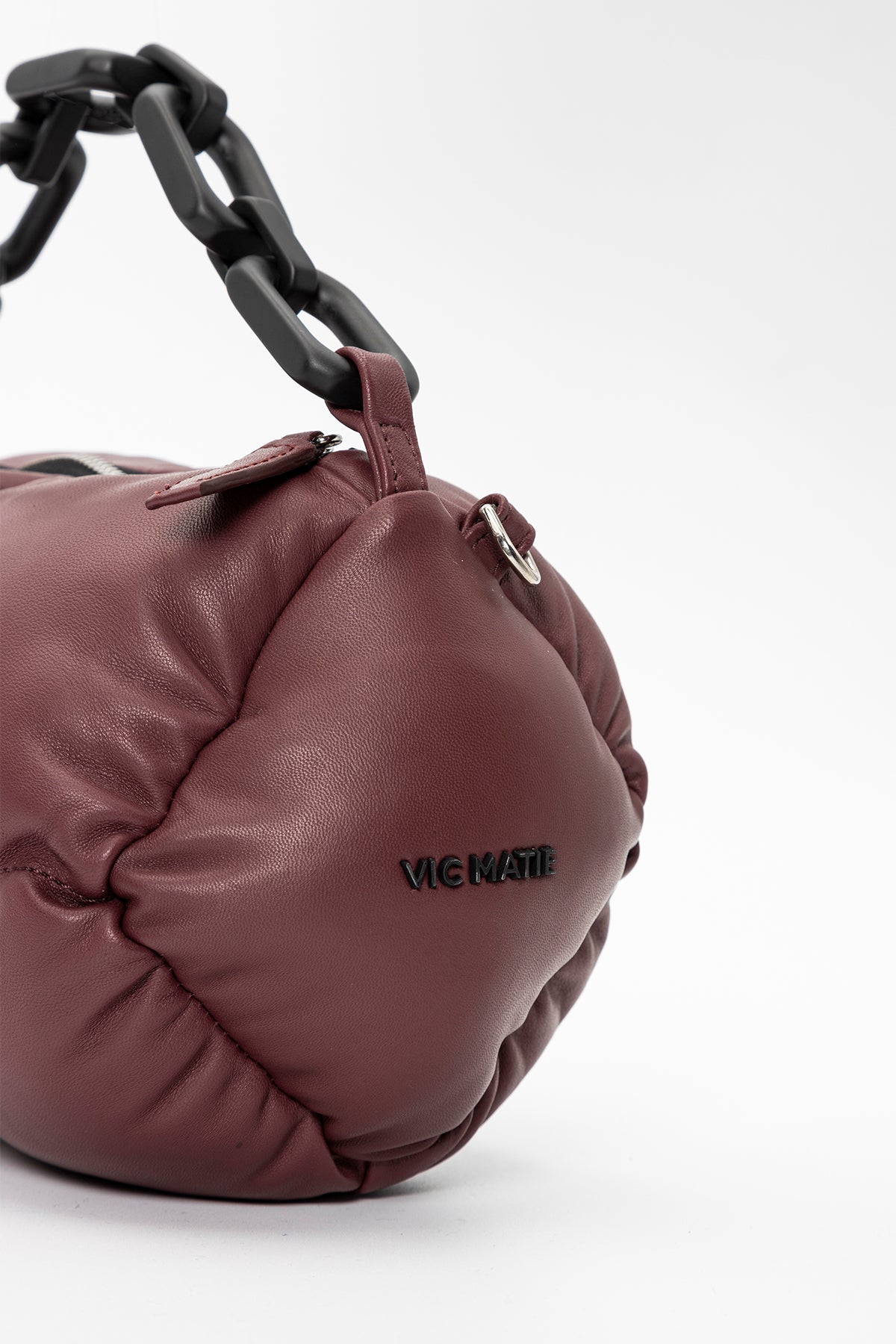 Vic Matie Deri Kapitone Omuz Çantası-Libas Trendy Fashion Store